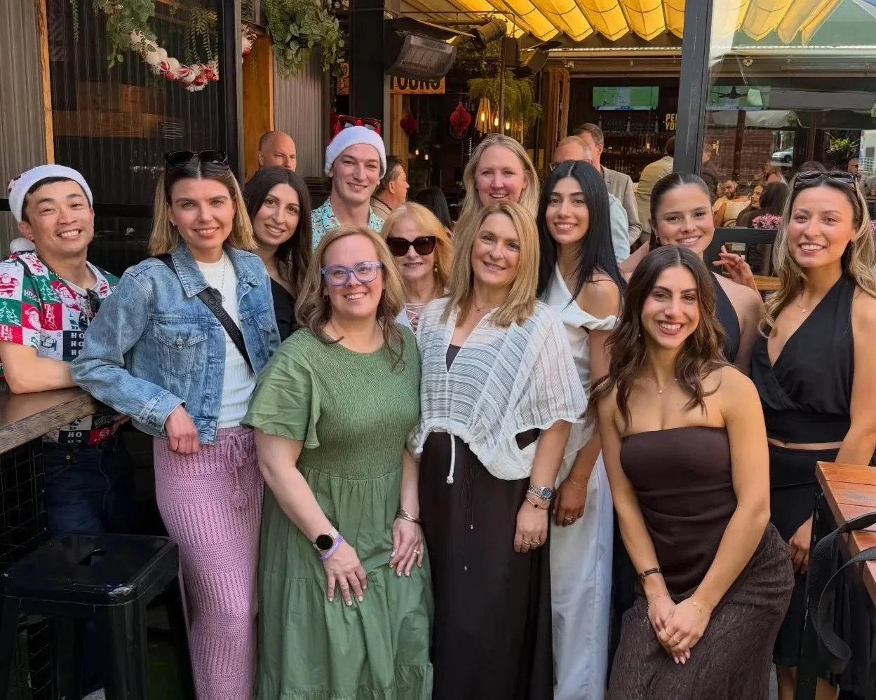 Kiddies team members relaxing at a Christmas party