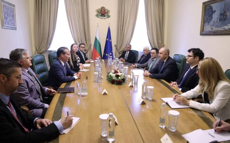 ACEBA Team Meets with Prime Minister Rumen Radev during Bulgaria Pre-Mission