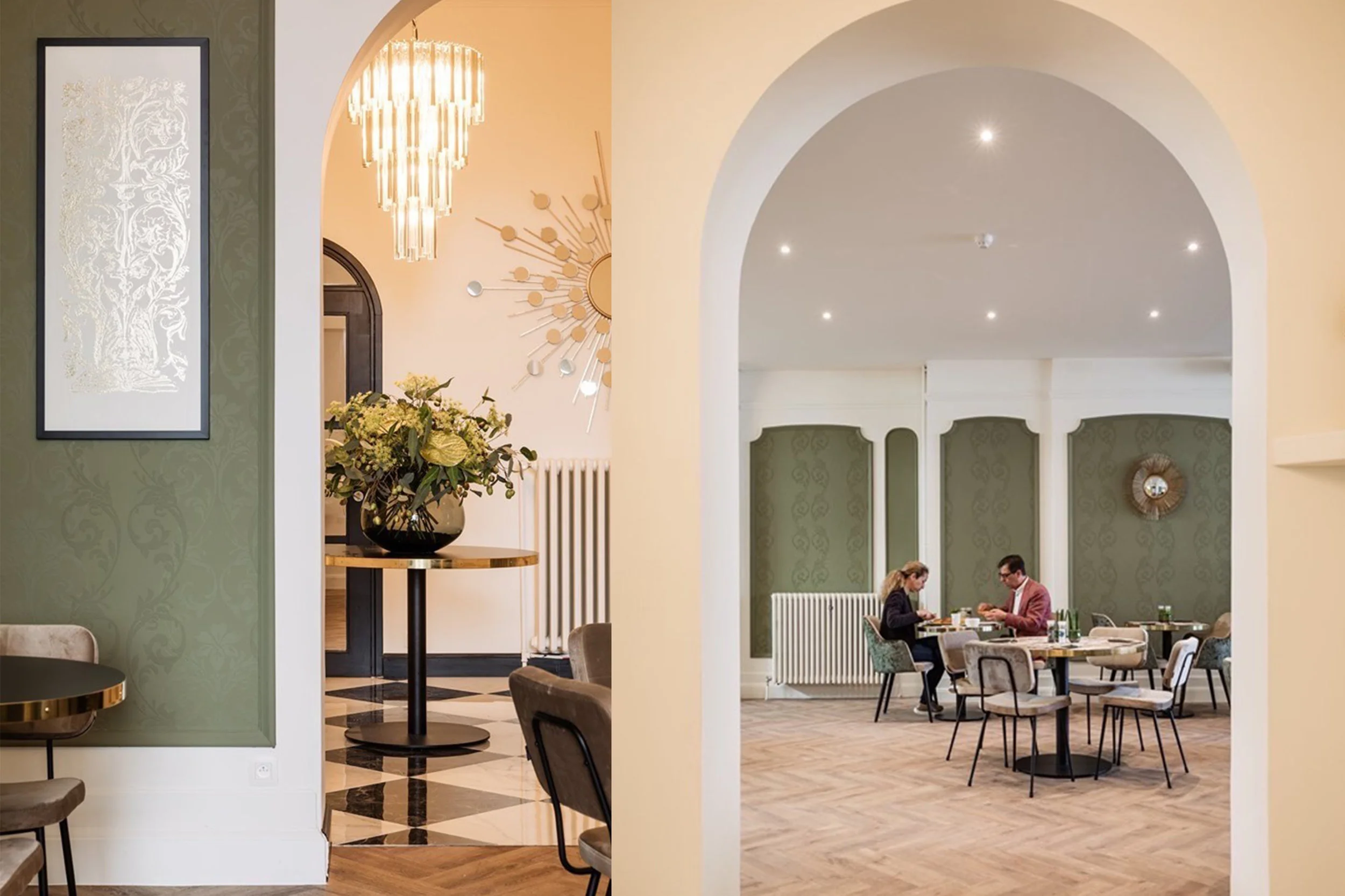  A modern interpretation of art nouveau. 