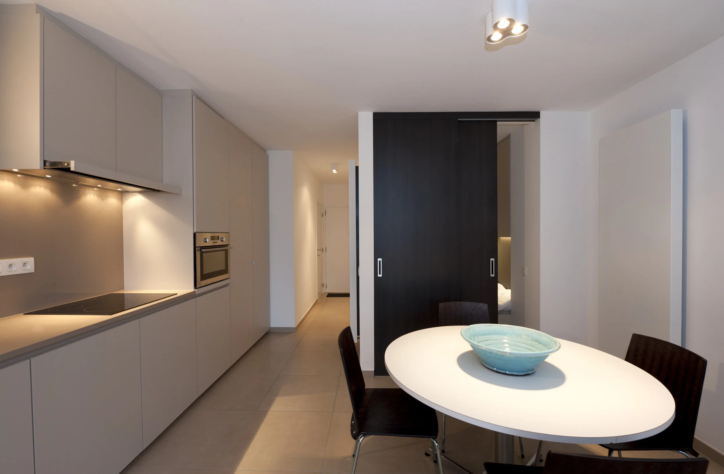  Sophisticated use of colors and materials.  