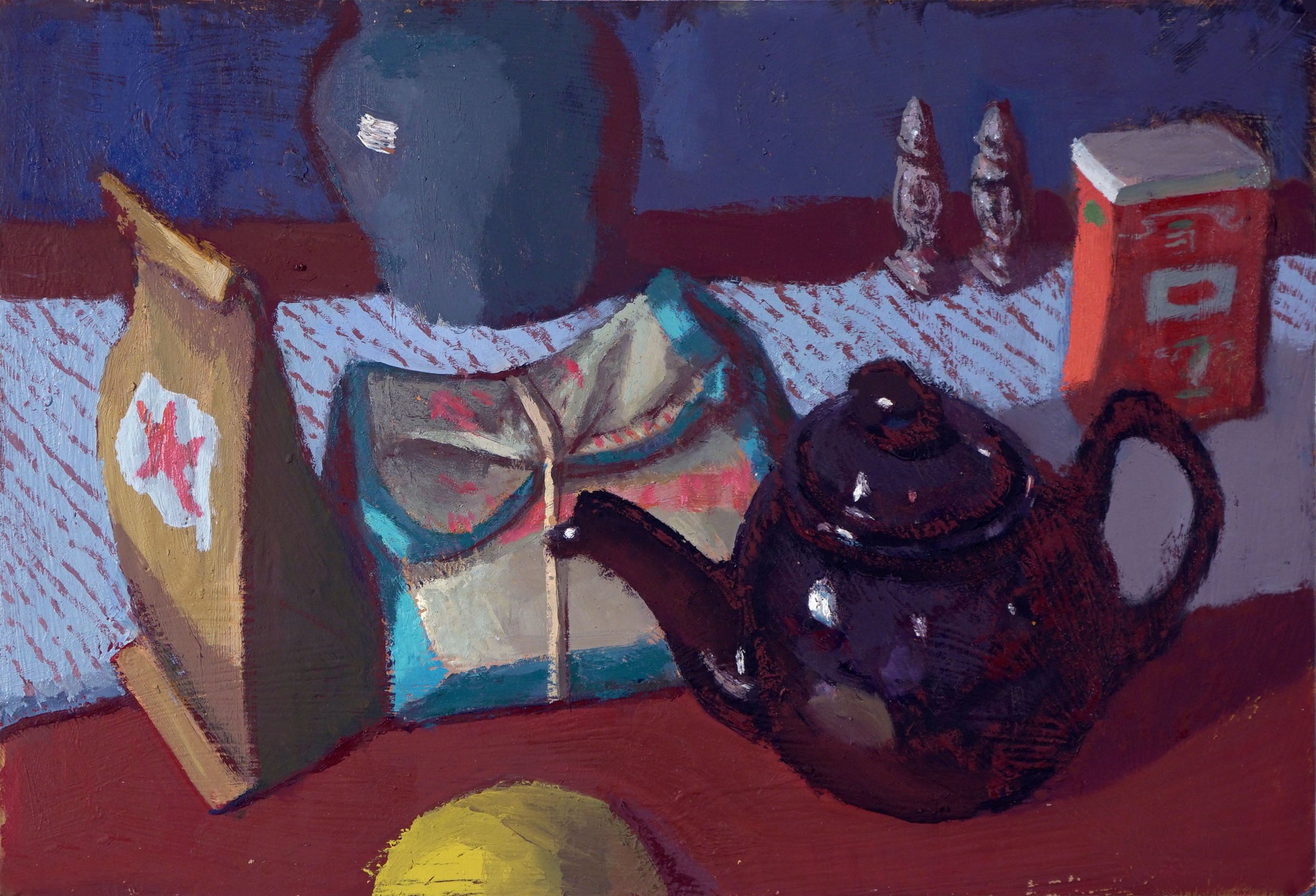 Still Life with Teapot, Flour, and Paprika