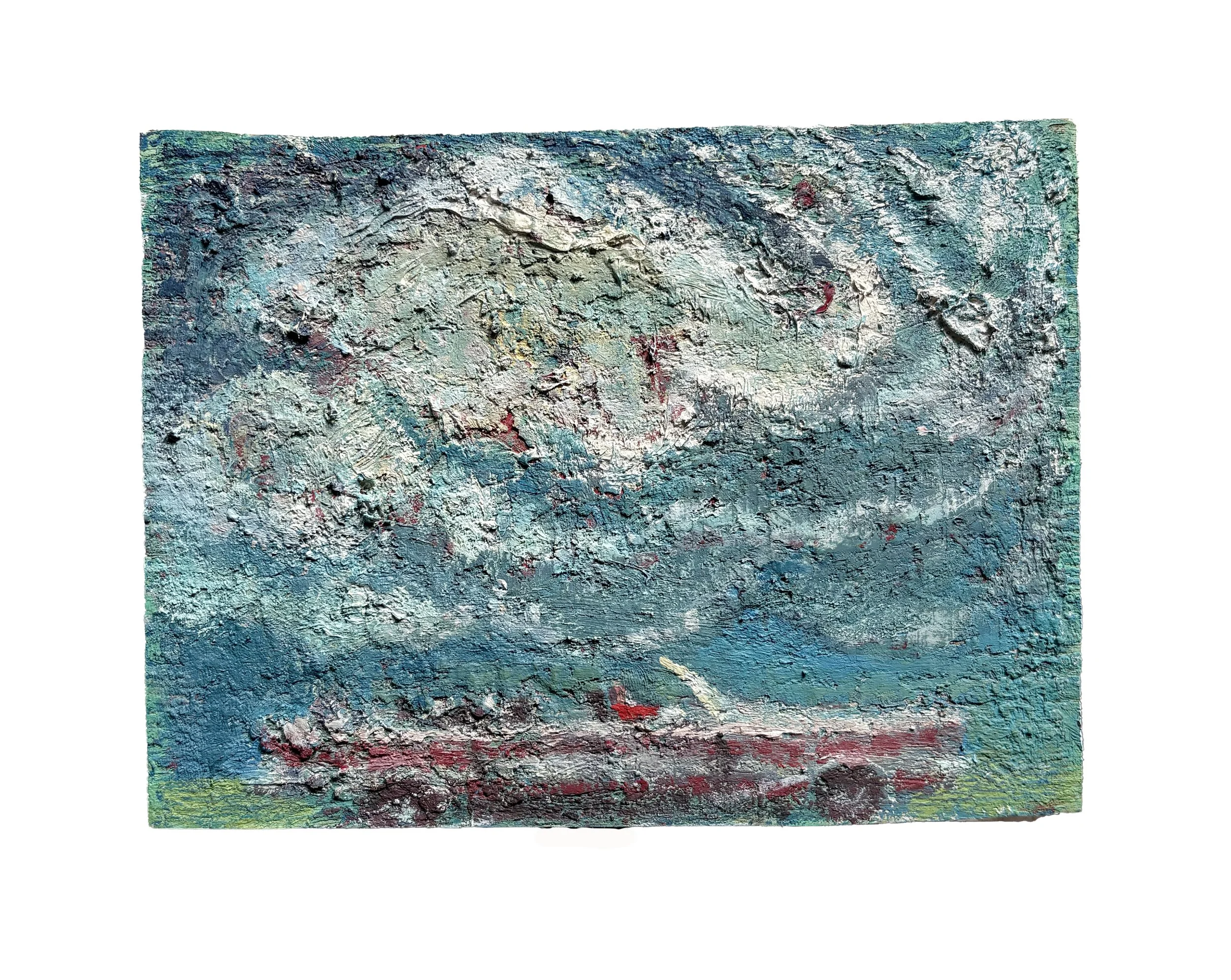 Convertible, oil on plywood, 5.5" x 7", 2026