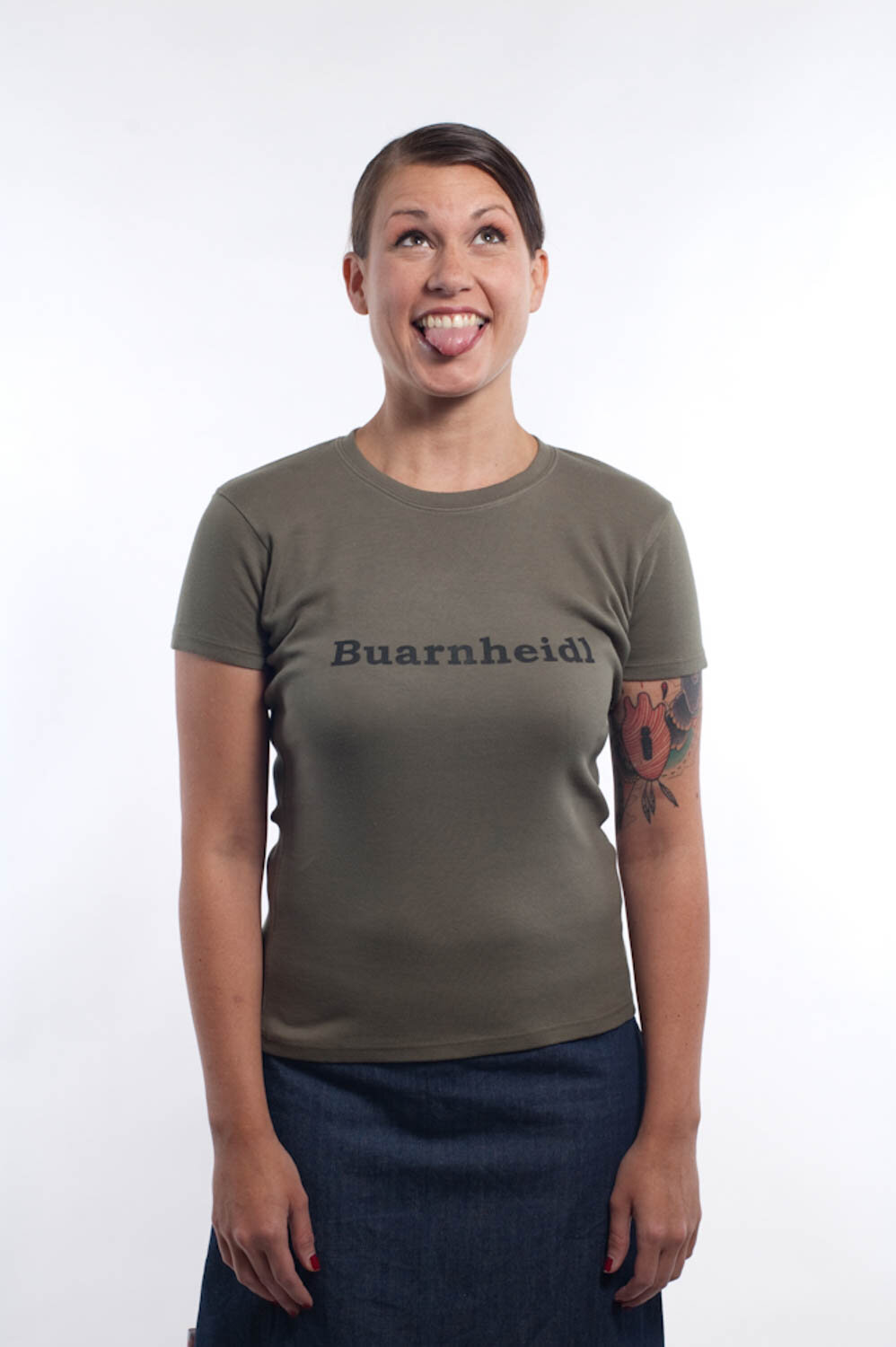 T-Shirt Damen, Buarnheidl, siebdruck