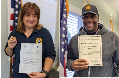 Sheriff's Officers Receive “Lifesaver Angel” Commendations