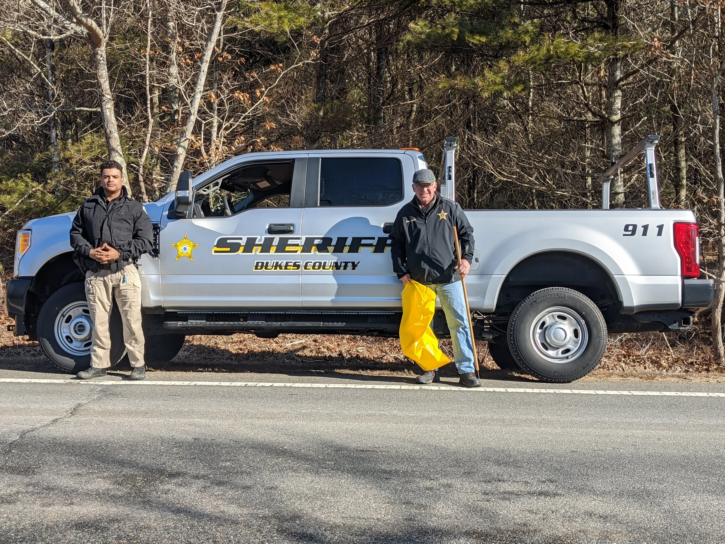 Sheriff Ogden Leads Efforts to Clean Roadsides