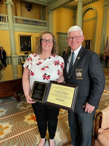 DCSO Telecommunicator Recognized in State House Ceremony
