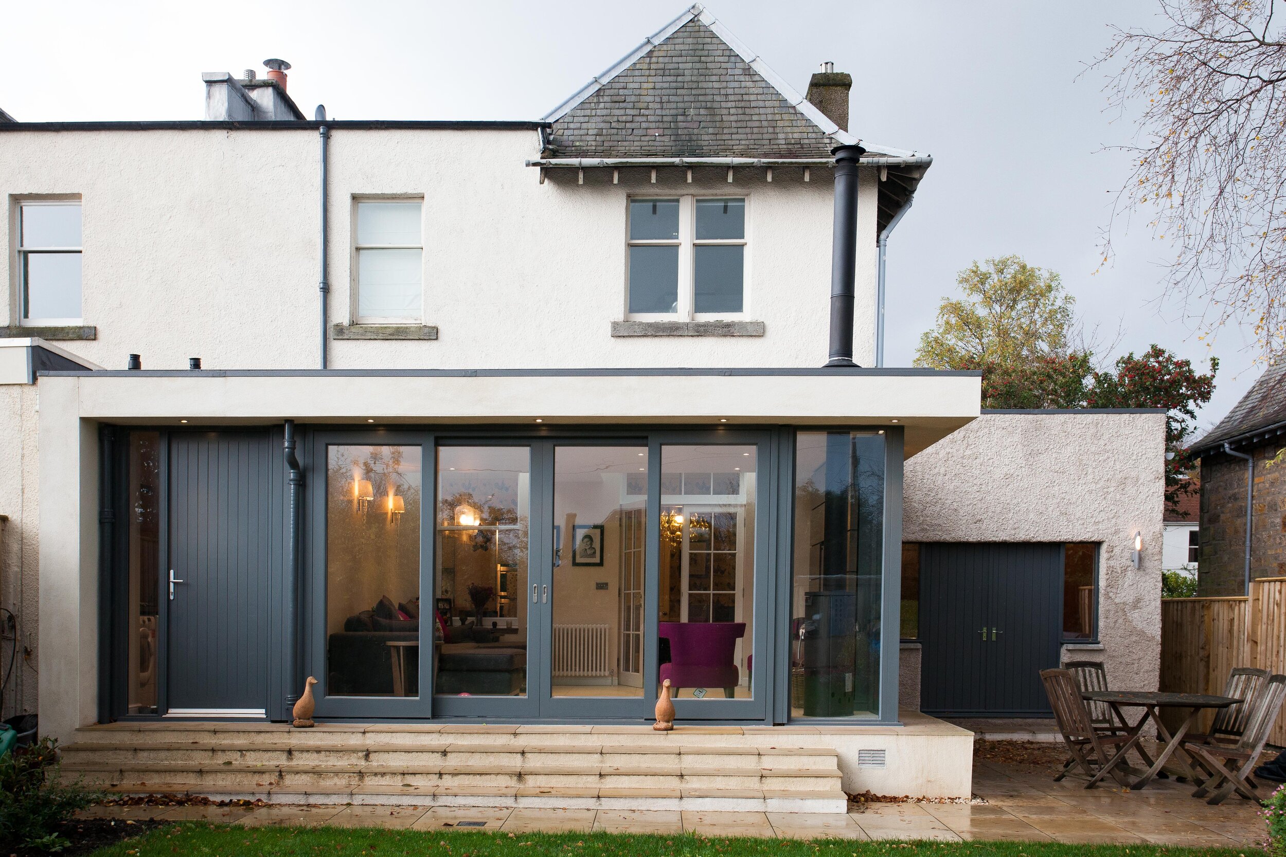  The extension also incorporates an adjacent utility room. 