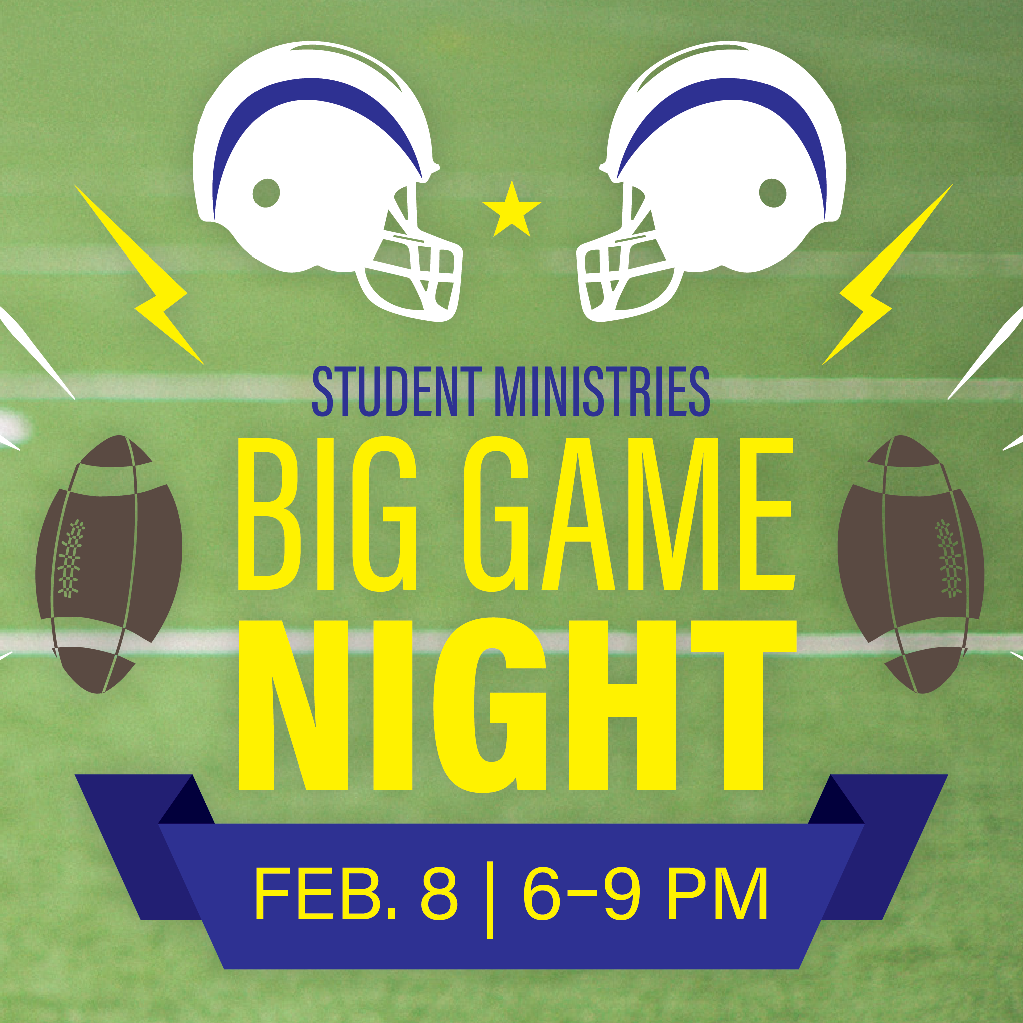 Student Ministries Big Game Night