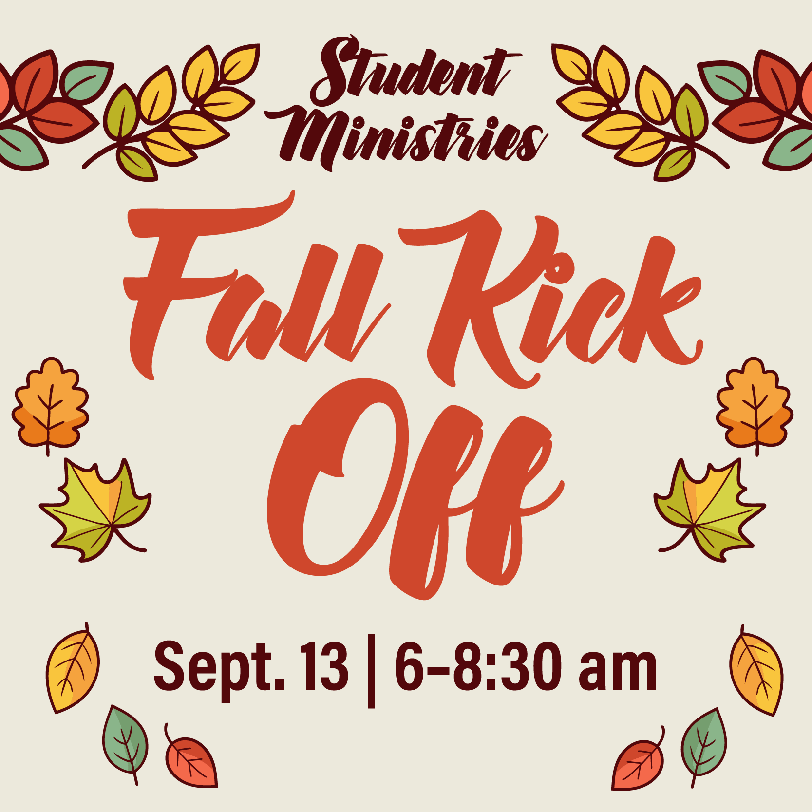 Student Ministries Fall Kick-Off