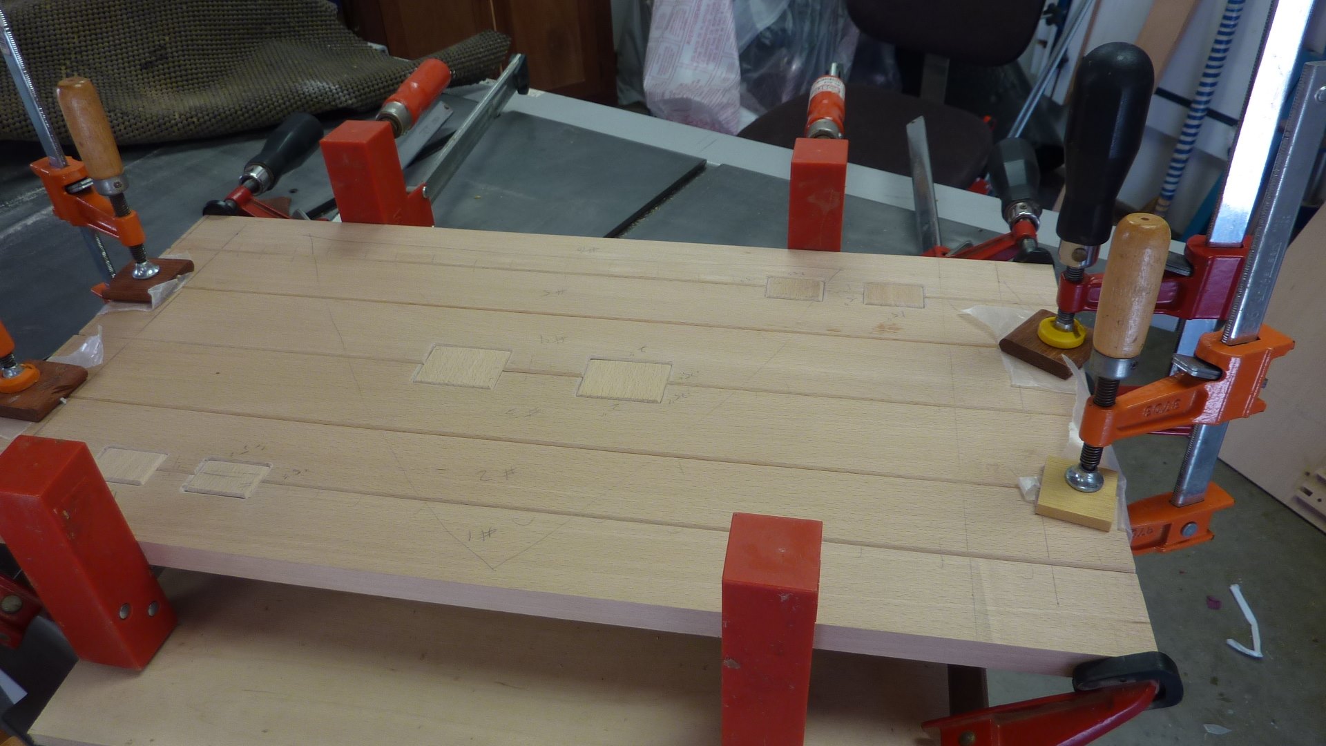 Completed Top Glue-Up