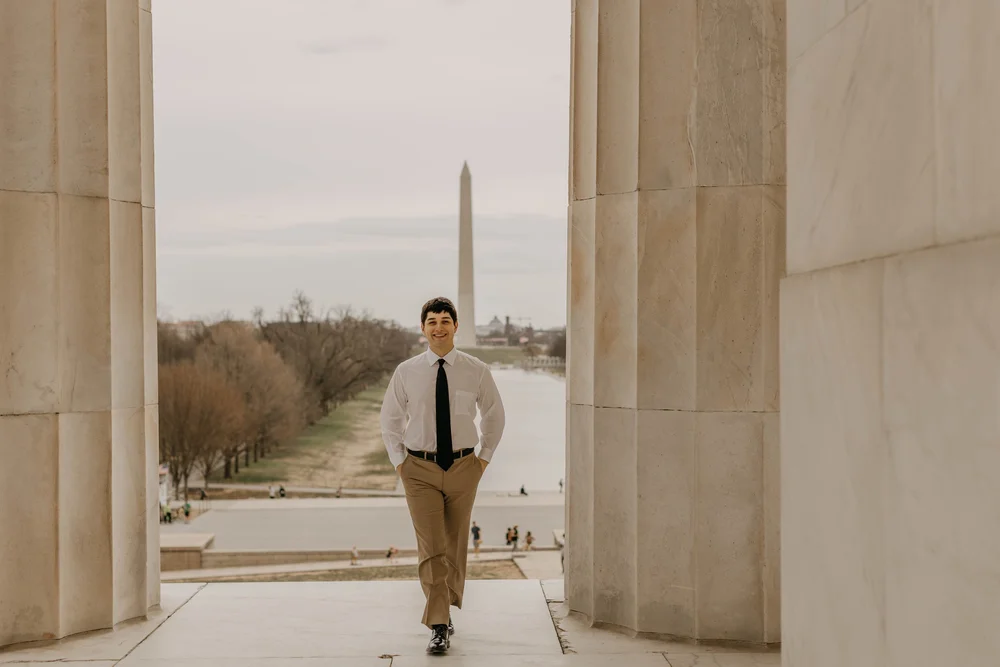 Lincoln Memorial Law School Graduation Portraits in Washington DC - Marco   Brooke Silverman Photography