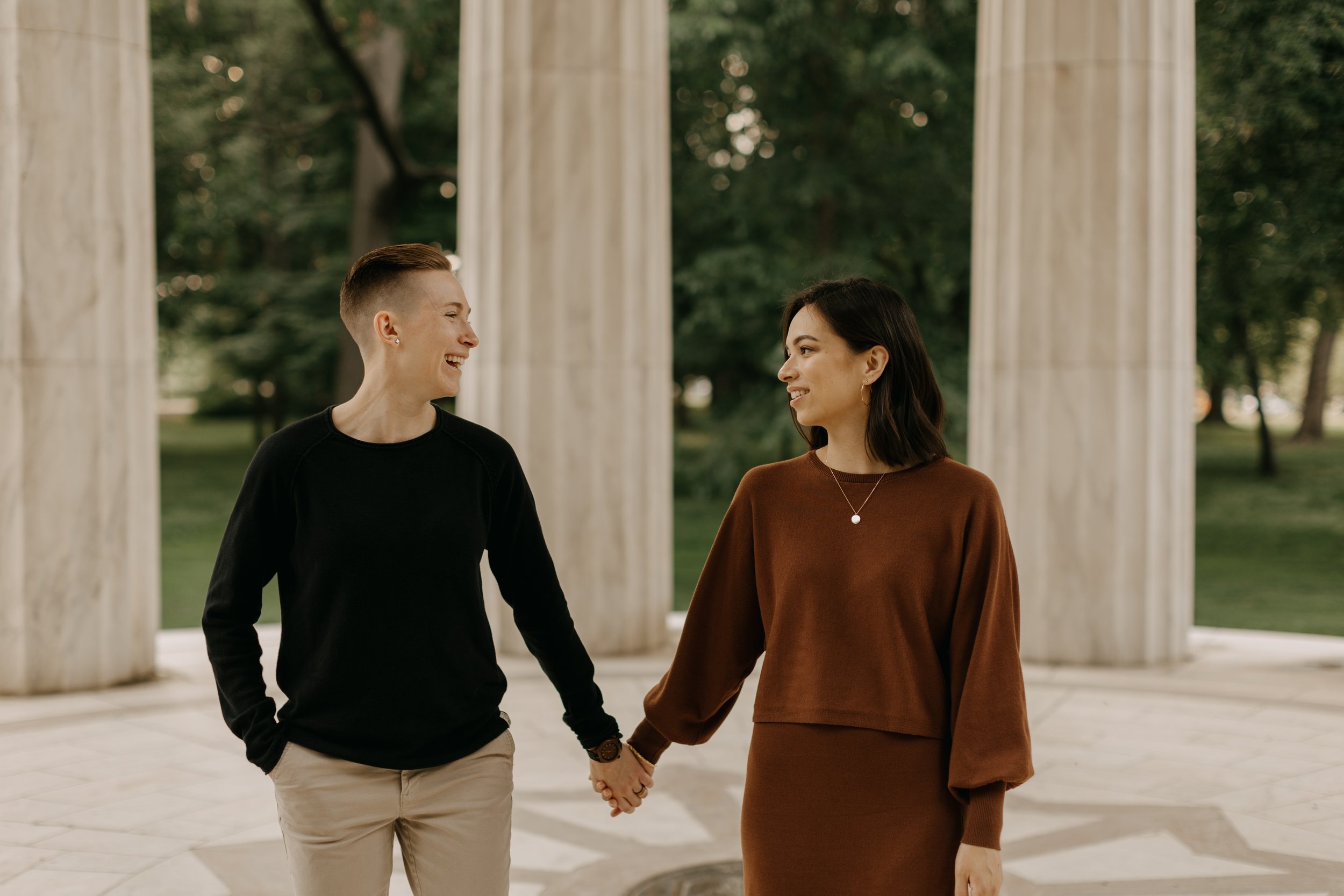 LGBTQIA+ Lincoln Memorial Engagement 