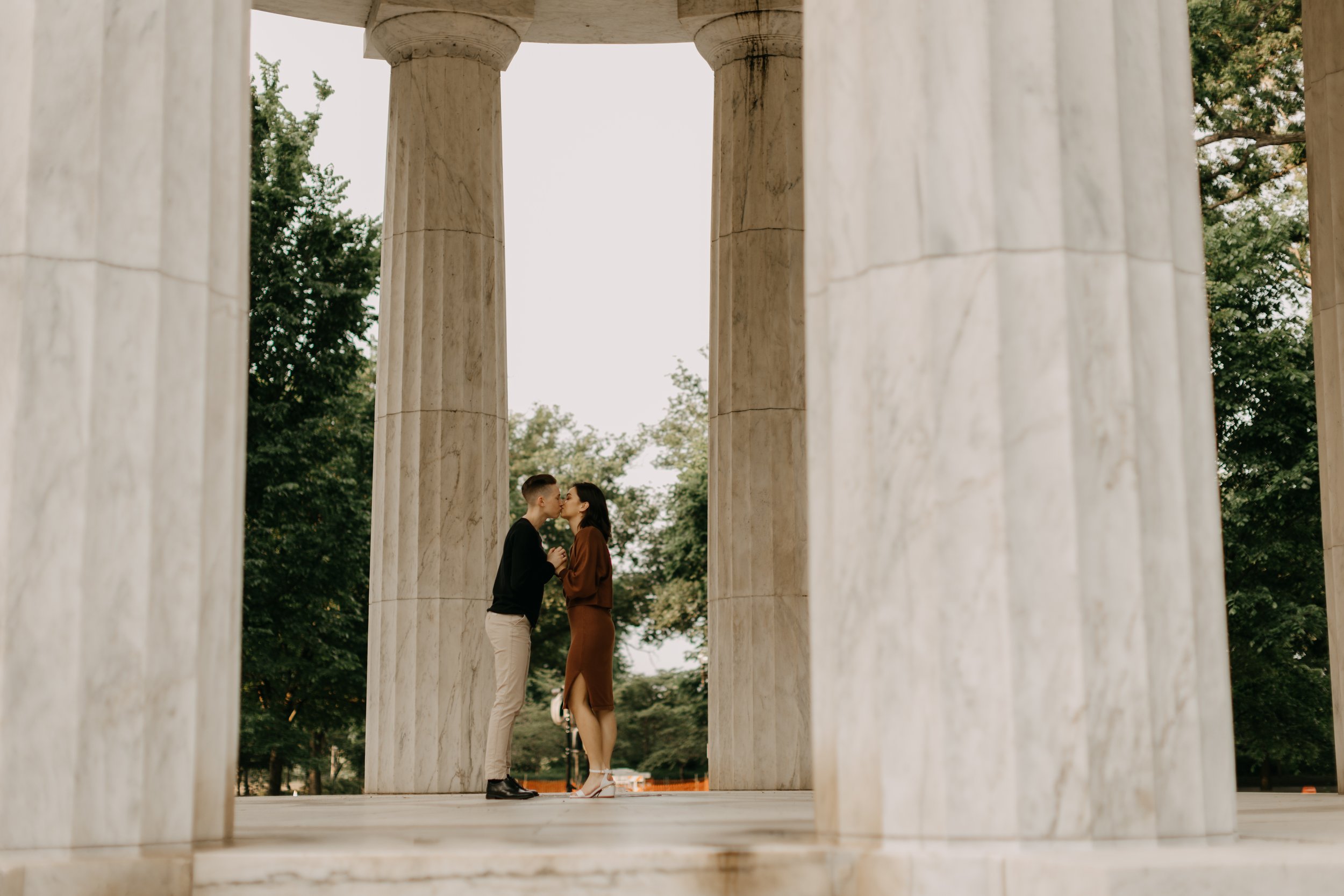 LGBTQIA+ Lincoln Memorial Engagement 