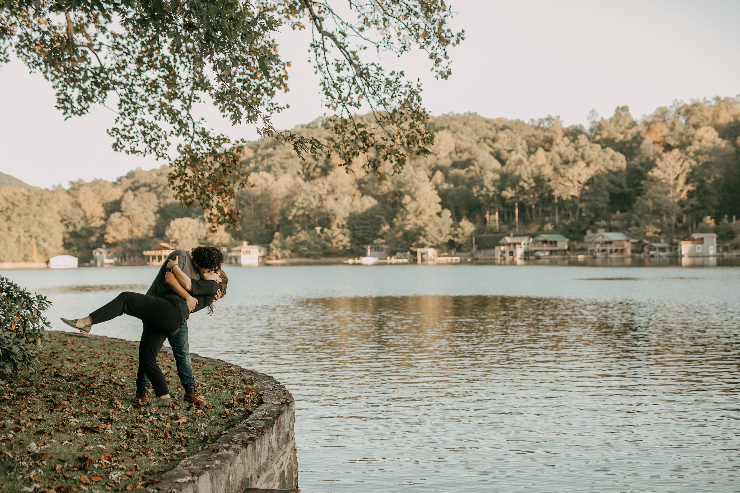 Lake Summit Engagement Photos