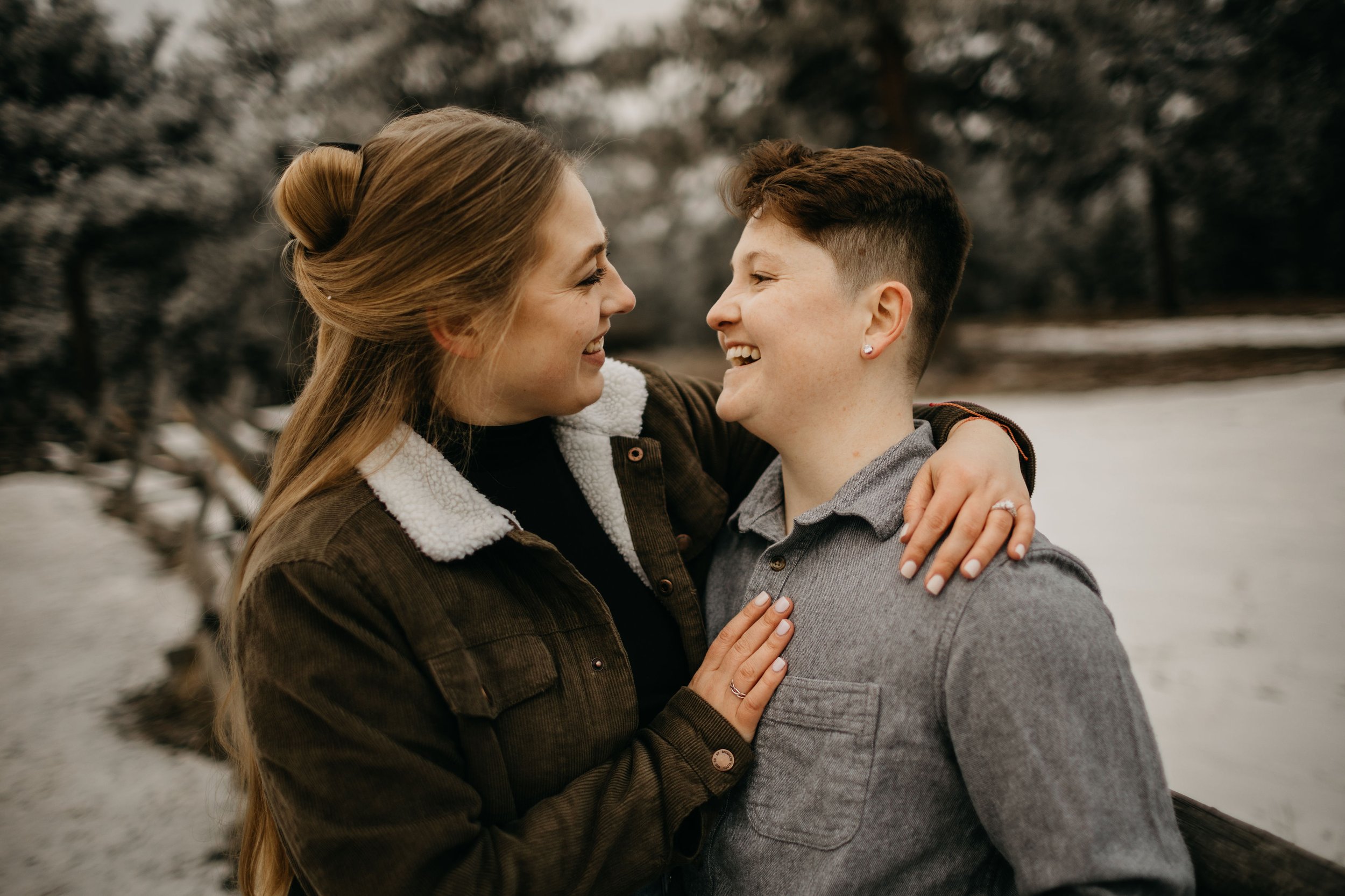 Lookout Mountain Park Surprise Proposal Golden Colorado Photos