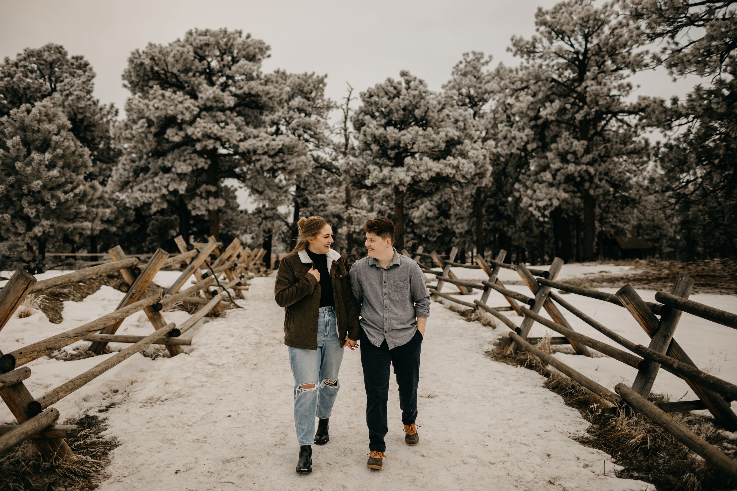 Lookout Mountain Park Surprise Proposal Golden Colorado Photos