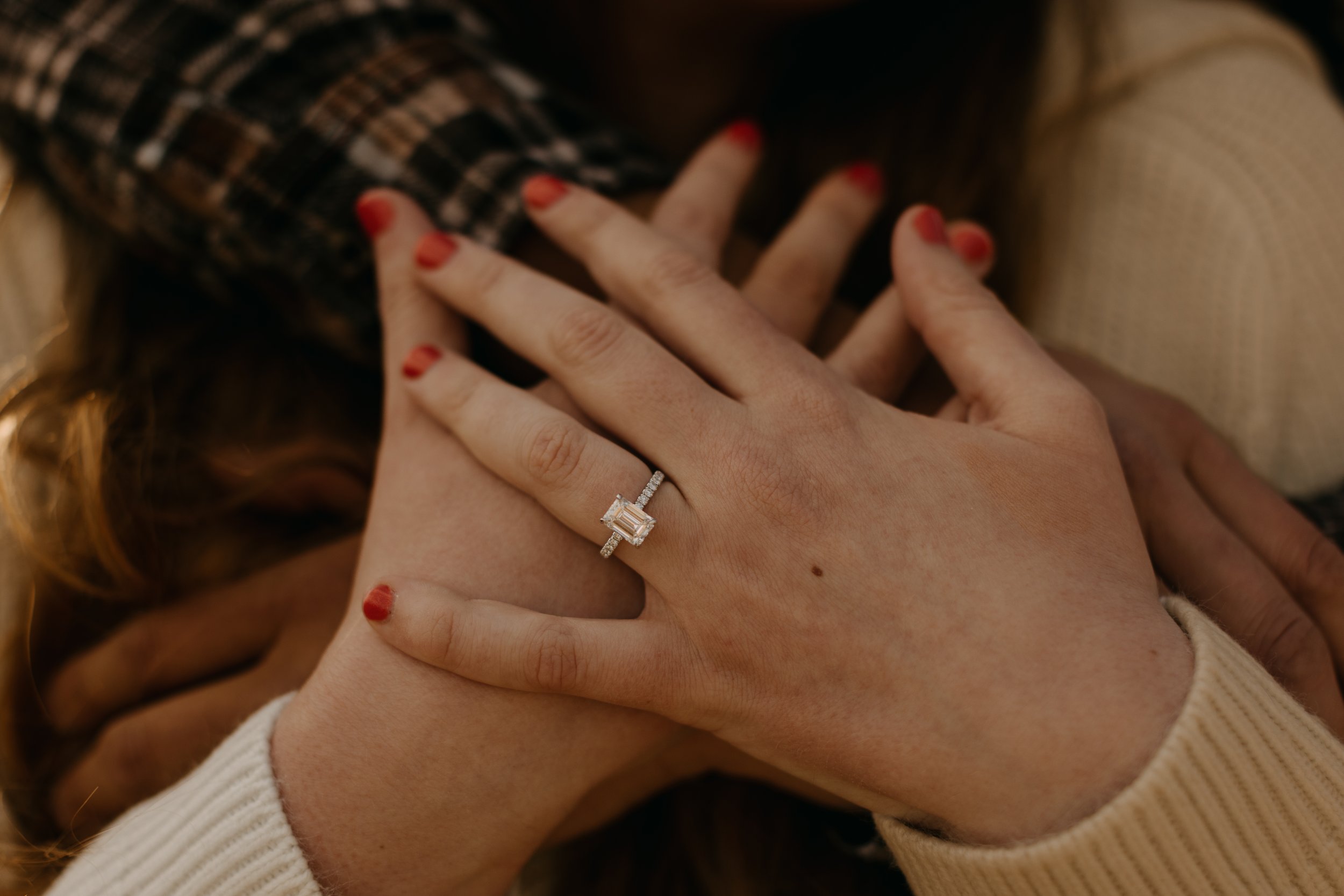 Surprise Proposal Photos Mount Falcon West Indian Hills, Colorado