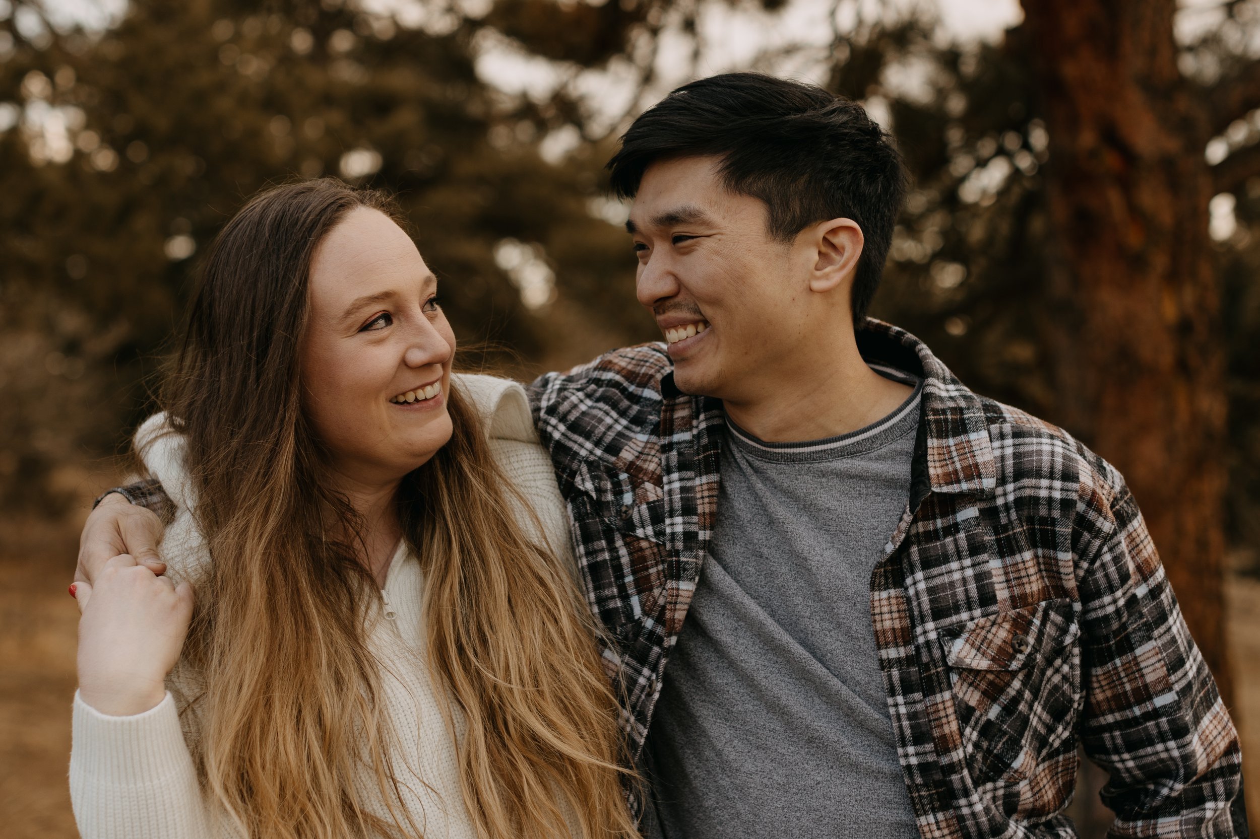 Surprise Proposal Photos Mount Falcon West Indian Hills, Colorado