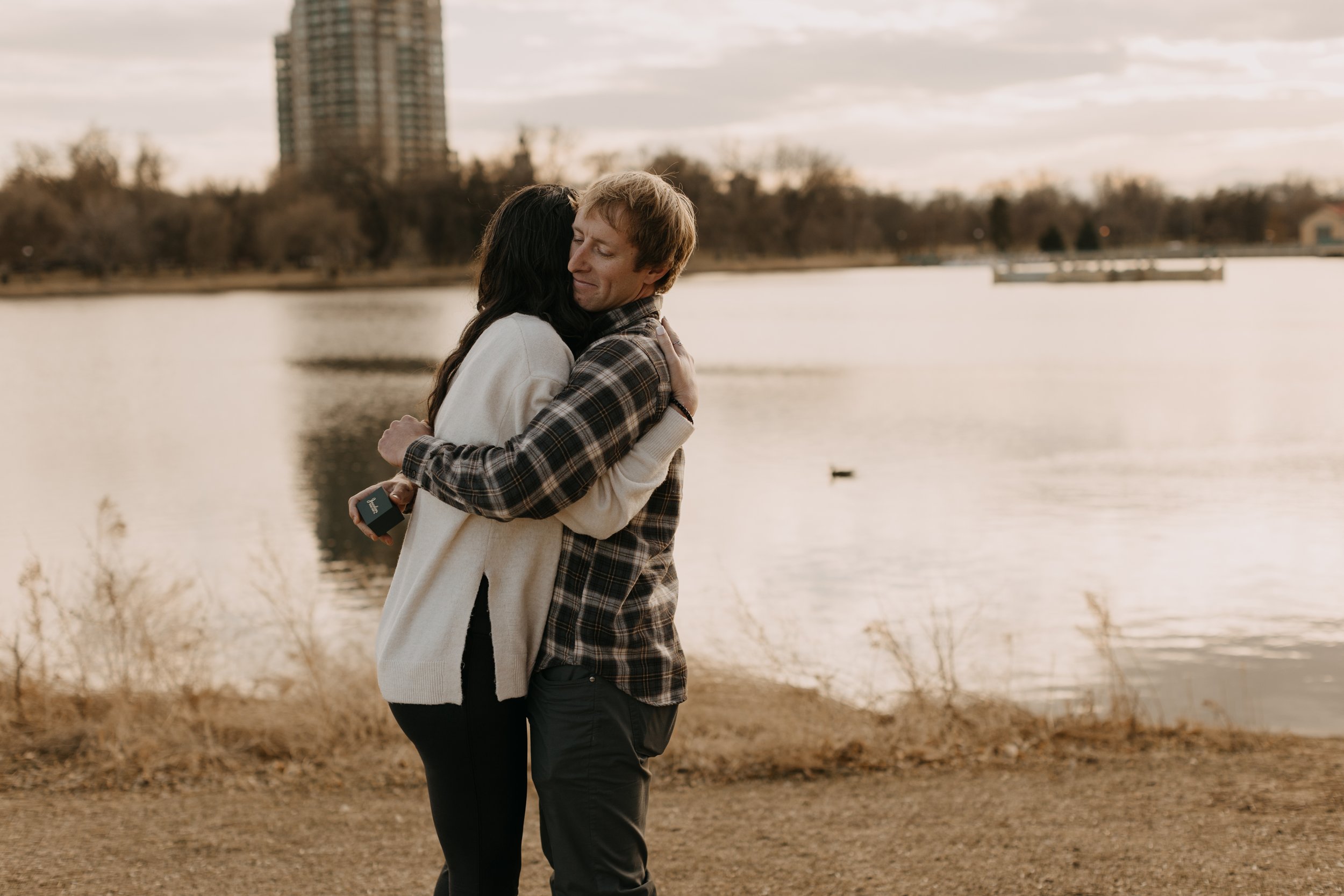 City Park Denver Colorado Surprise Proposal Photos