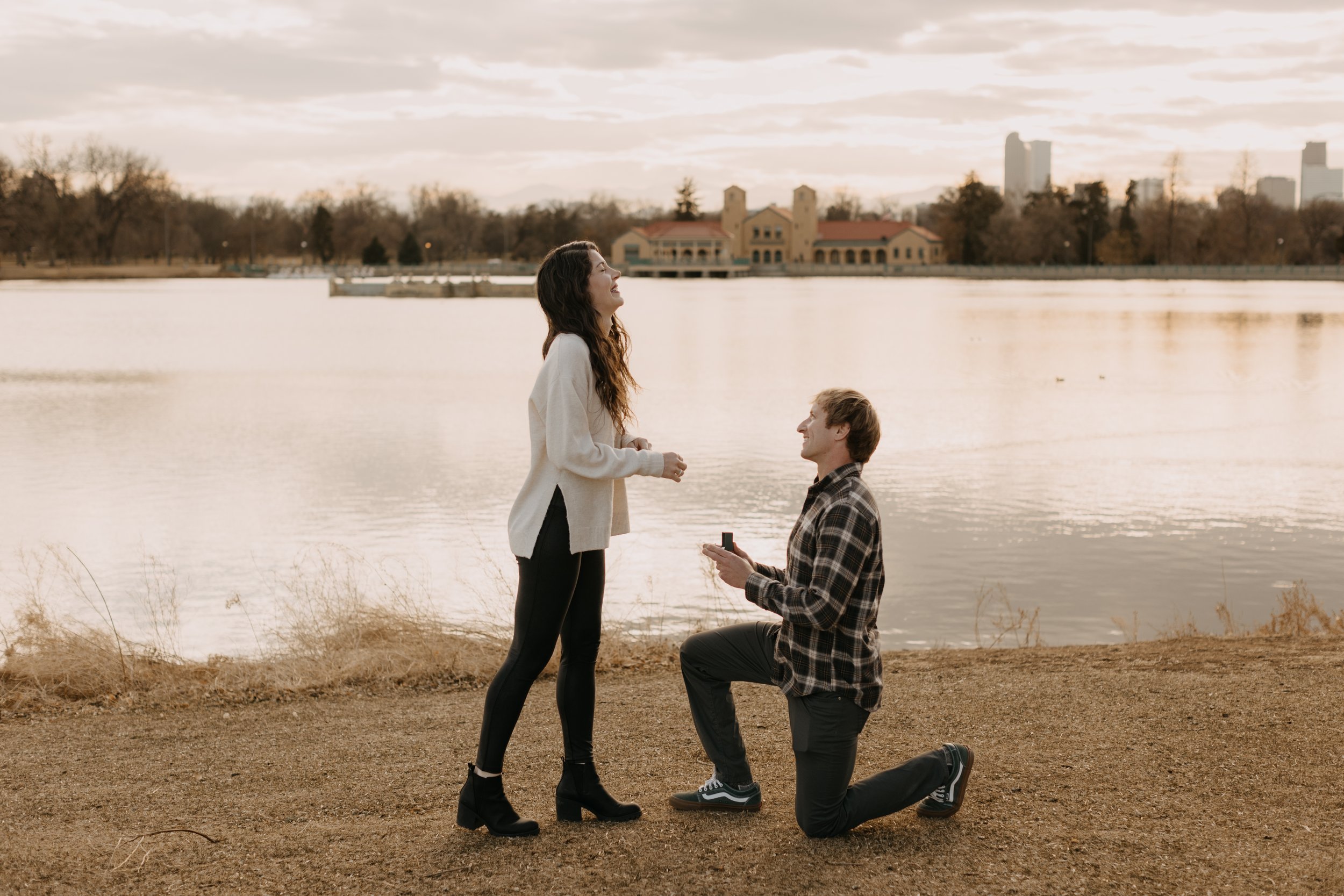 City Park Denver Colorado Surprise Proposal Photos