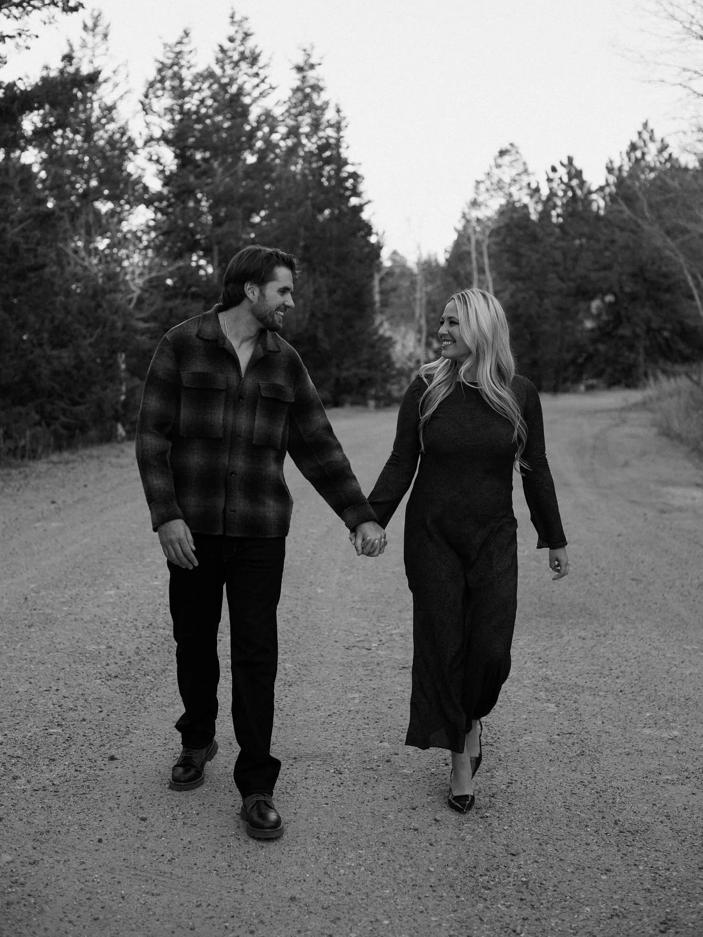 David and Carley&rsquo;s beautiful private cabin proposal in Evergreen, Colorado! 🌲💍