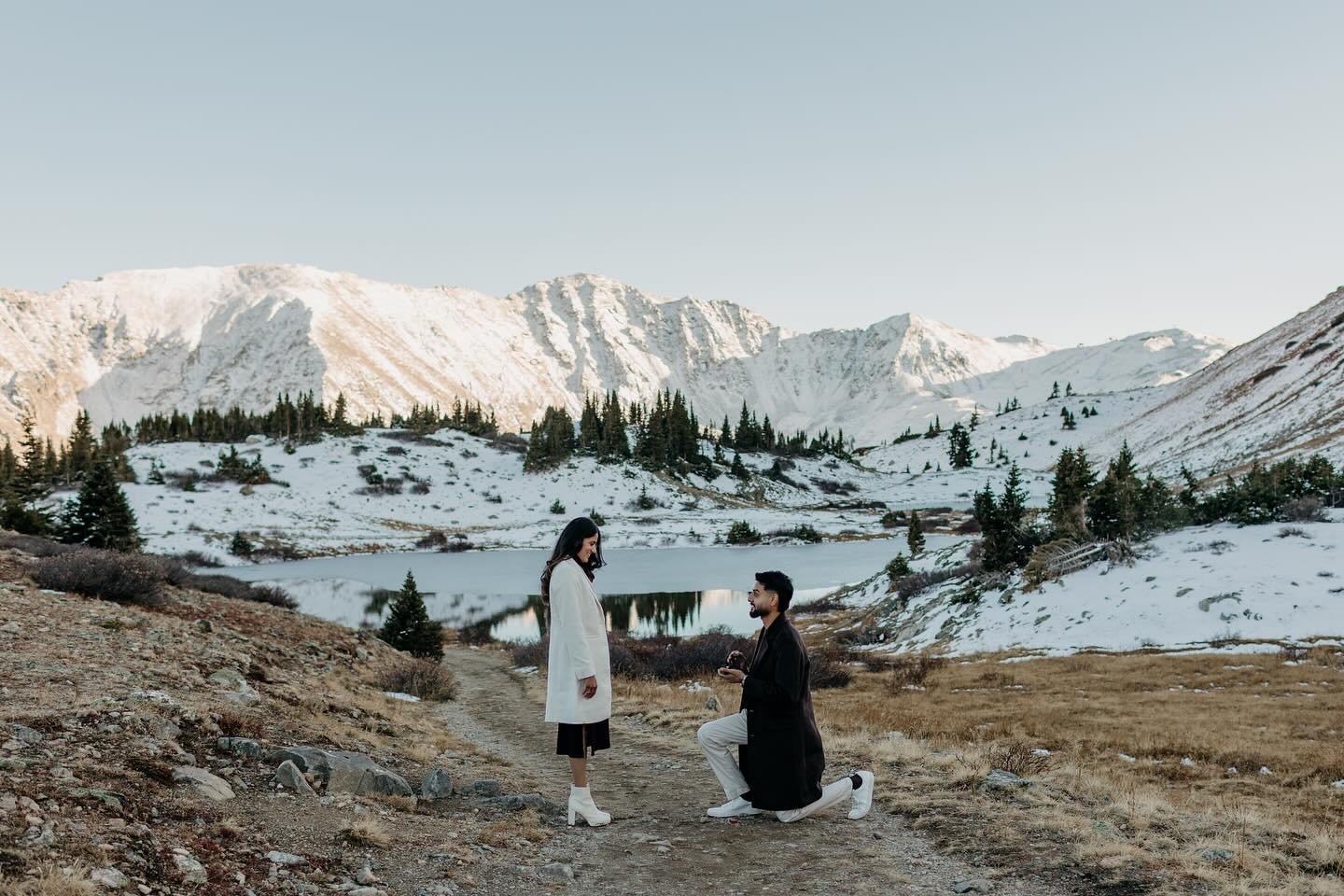 First snowy shoot of the year! Congratulations Kajal and Ravi!