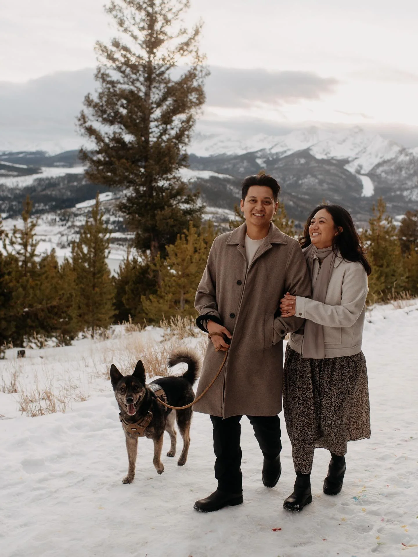 Snowy proposal season is here! ❄️ Congratulations Kimberly and Zachary! 💍