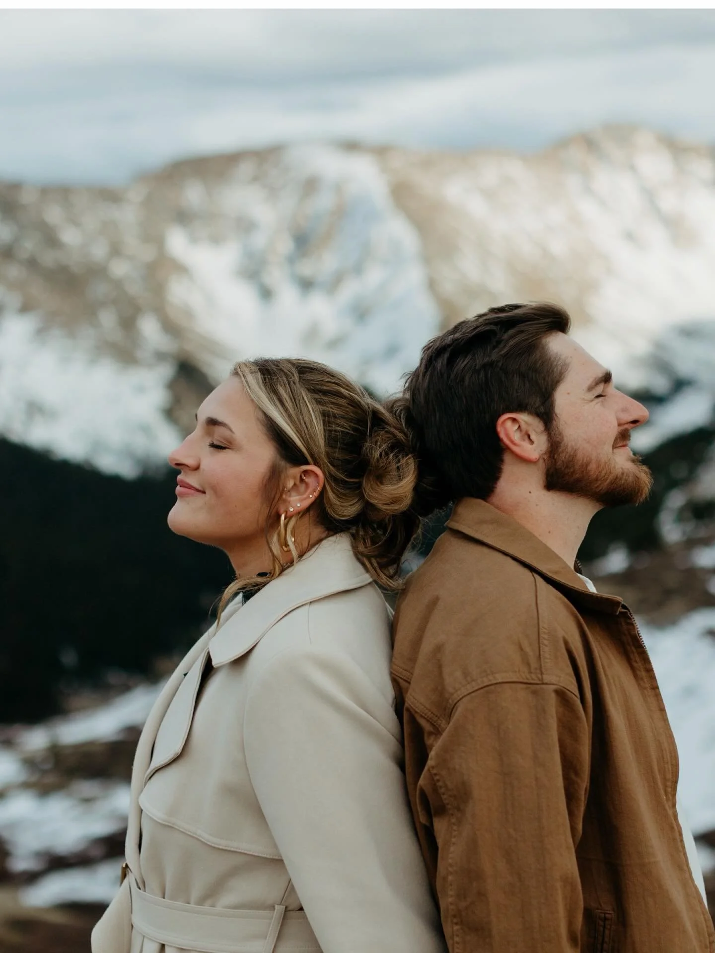 A classic mountain top surprise proposal. Congratulations Ben and Maggie! 💍
