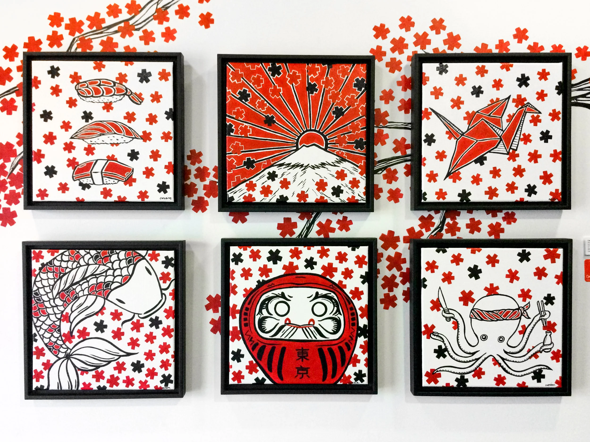 Tokyo Restaurant Paintings