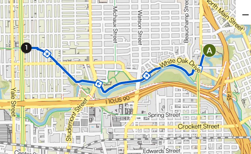 The route is Woodland Park to Donovan Park. Its 3.9 miles (round trip). Will be a very slow place with frequent stops.