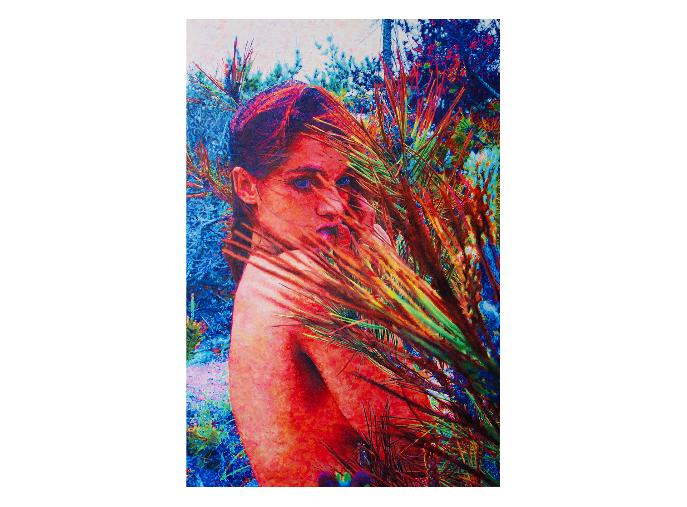 Samantha Gradoville, Reeds (Blue) 2014