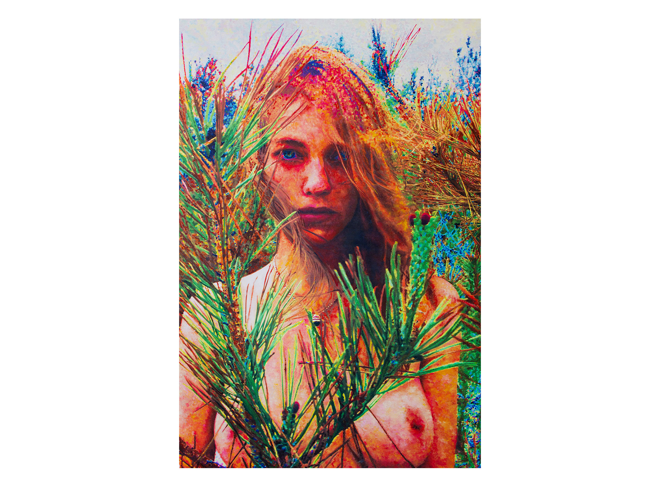 Samantha Gradoville, Reeds (Green) 2014 (Copy)