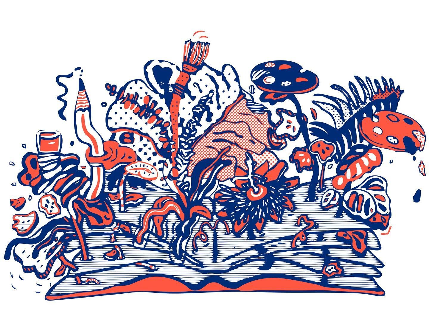 A fun collaboration with @artroomfw from 2018. My concept for this shirt design was inspired by the importance of art education and celebrating the amazing non-profit organizations like @artroomfw that are dedicated to providing programming that educ