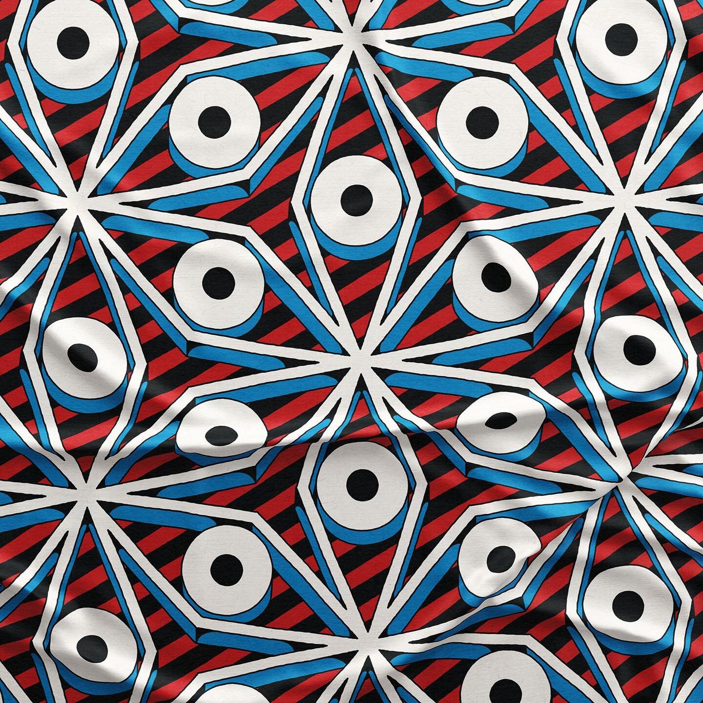 #surfacepattern #repeat #repeatpattern #graphic #finstapattern #finstagraphics #eyes #psychedelic #3d #stripes