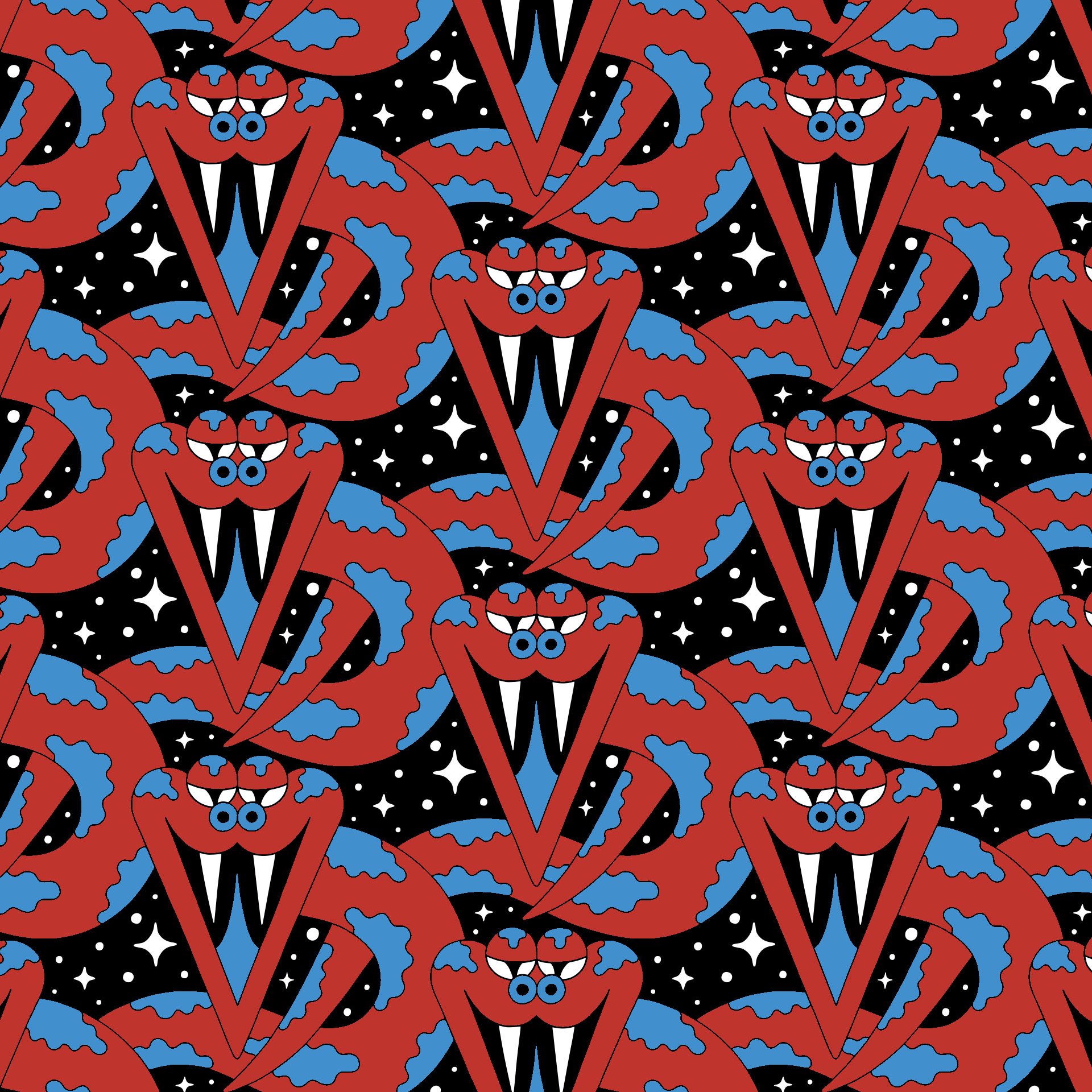 Finsta Snake Pattern