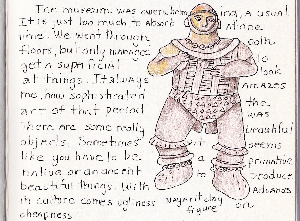 Nayarit clay figure