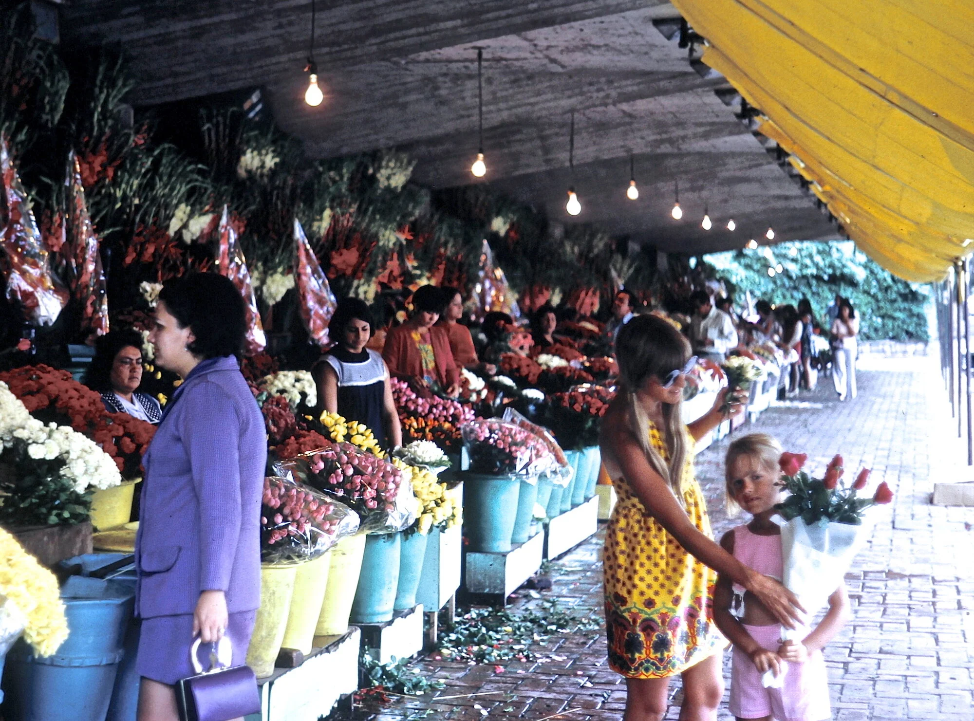 Linda and Heidi, Mexico, 1968