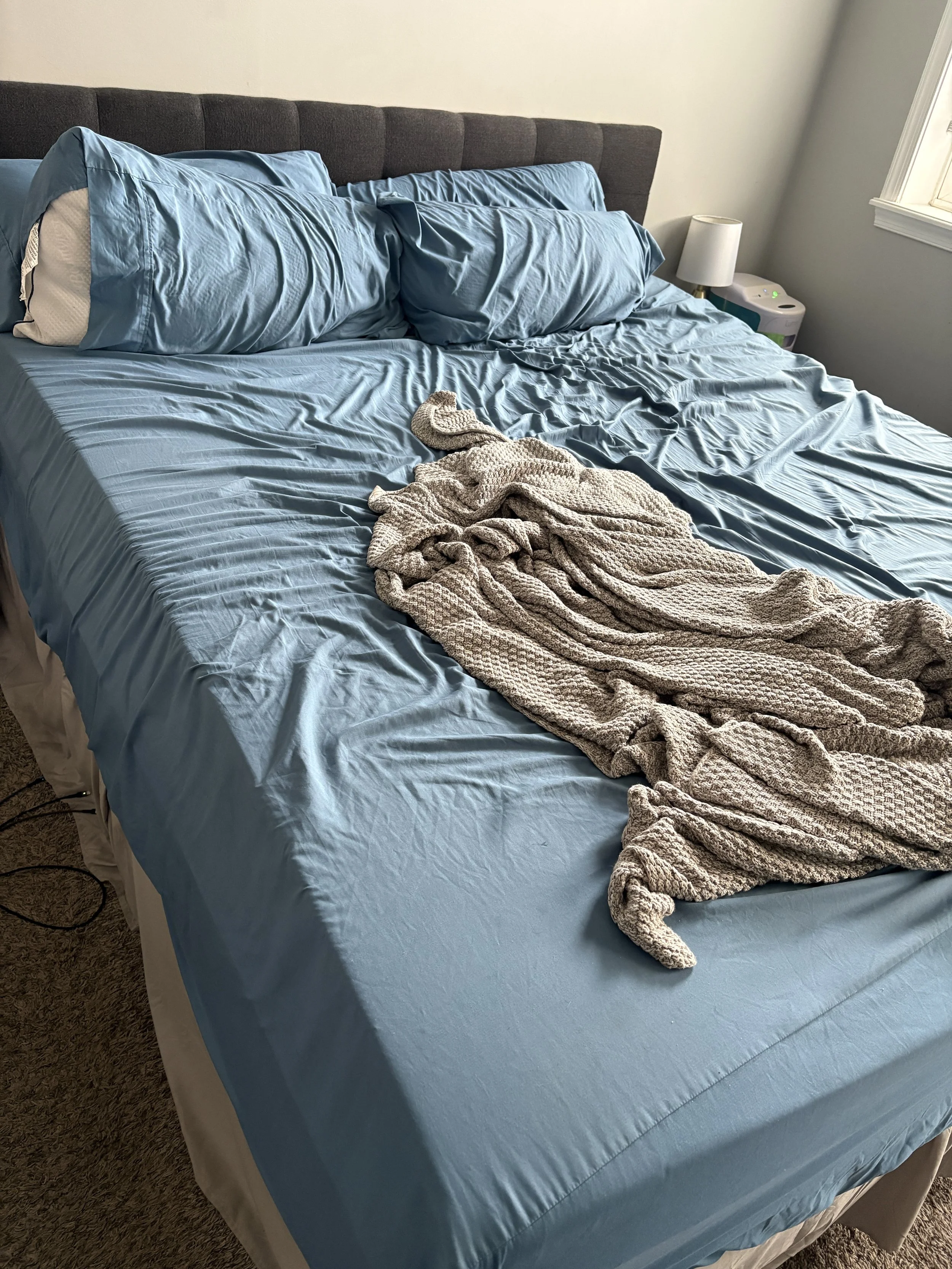 California King Bed (w/ frame & headboard)