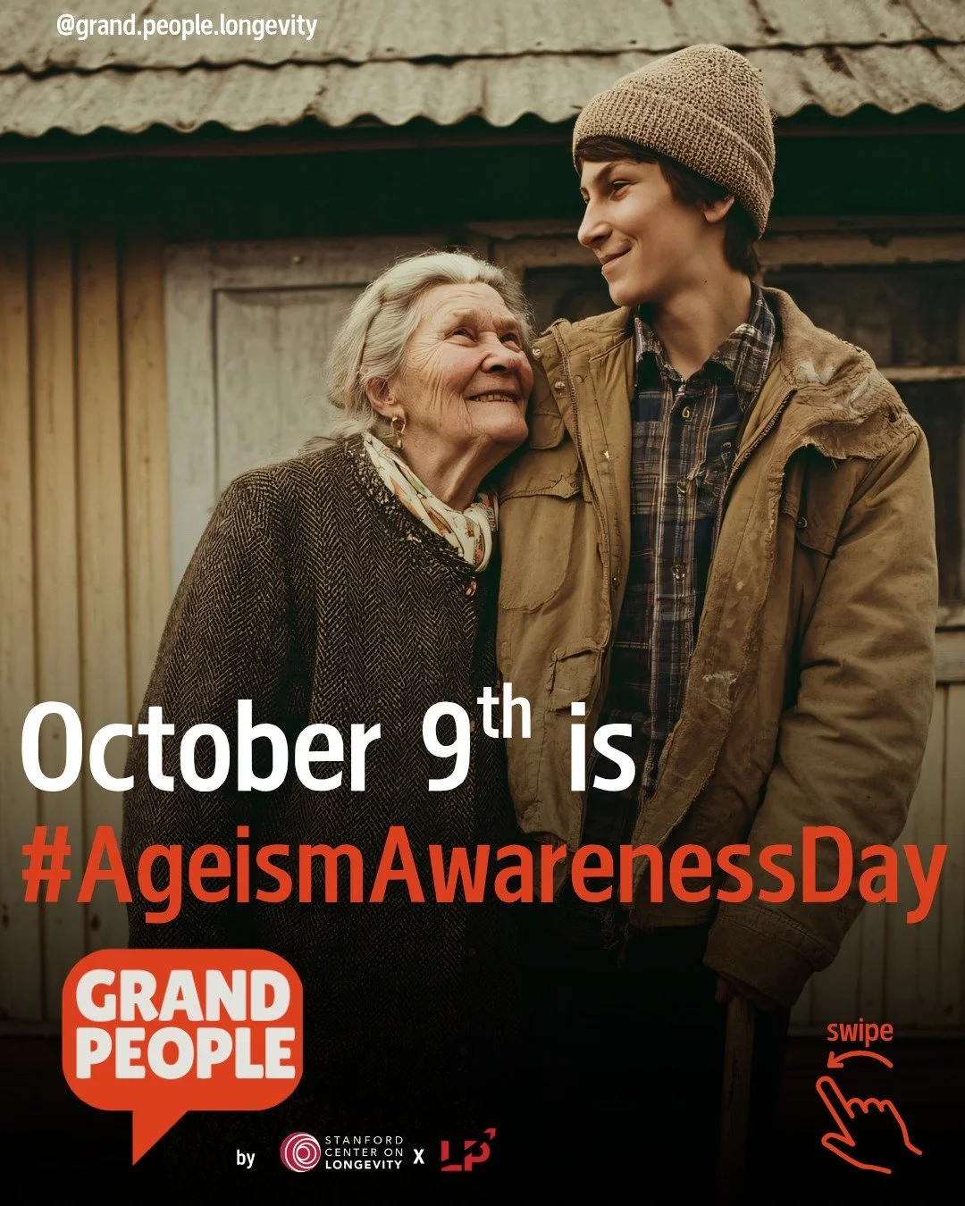Today is #AgeismAwarenessDay!

Swipe thru to learn more and see how you can make a difference in your community. ➡️

#GrandPeople #Longevity #Ageism #AgeismAwareness #AntiAgeism #Intergenerational