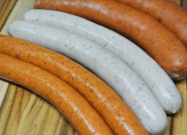 Multiple varieties of sausage from Continental Gourmet Sausage
