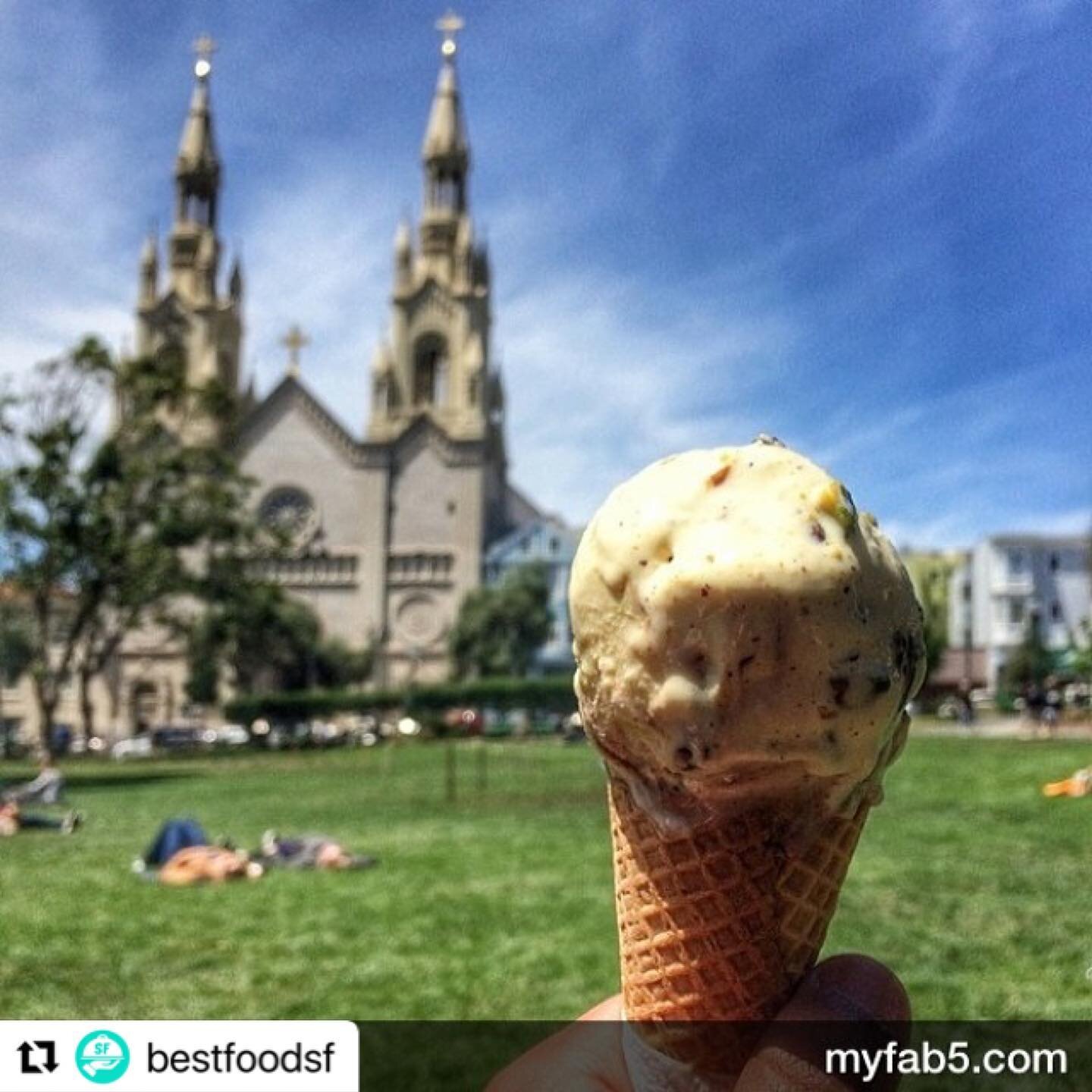 Make today a treat! Pistachio Gelato from Gelato Classico, currently the #5 spot for Gelato on #myfab5. Loving the #foodintheair pic @mo_alobaidan!
#myfab5 #foodporn #foodie #sf #Gelato #italian

Share your &quot;bucket lists&quot; with your friends 