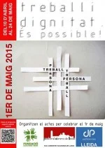 TRES ENTITATS DE L'ESGLÉSIA, JUNTES per celebrar el PRIMER DE MAIG