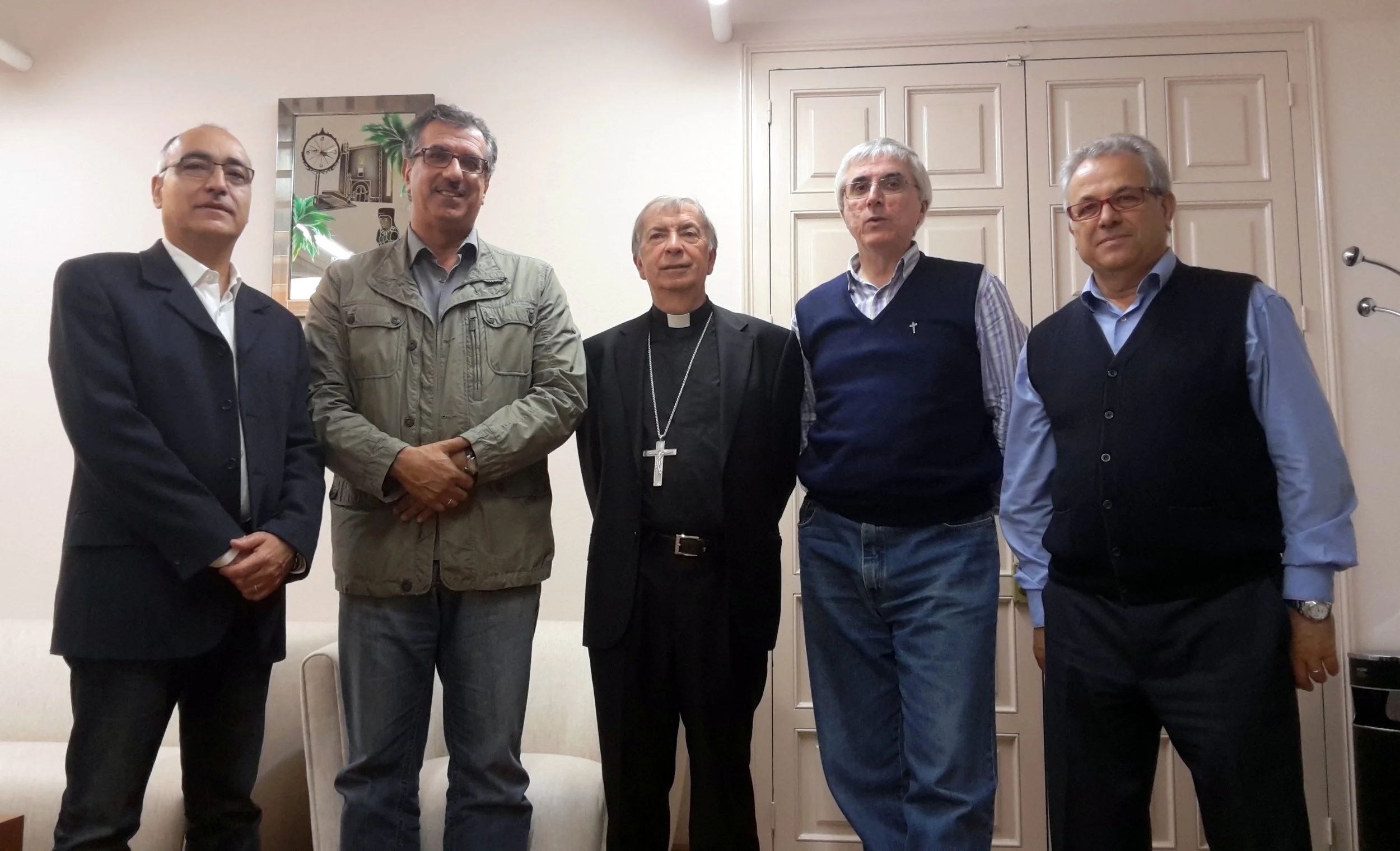 El bisbe Salvador i la Comissió Permanent de Càritas