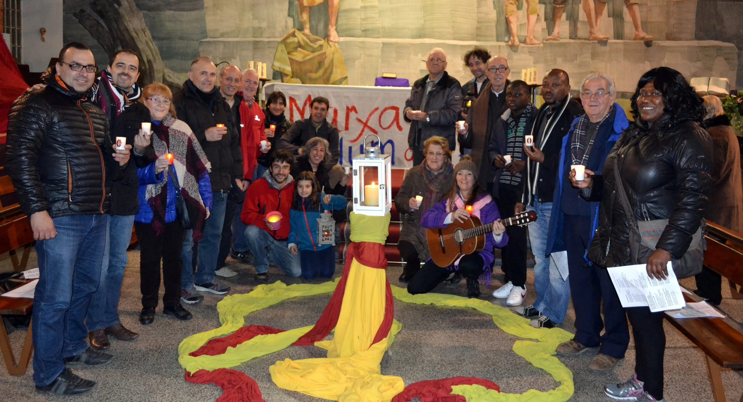 LA LLUM DE LA PAU PASSEJA PELS CARRERS DE LLEIDA