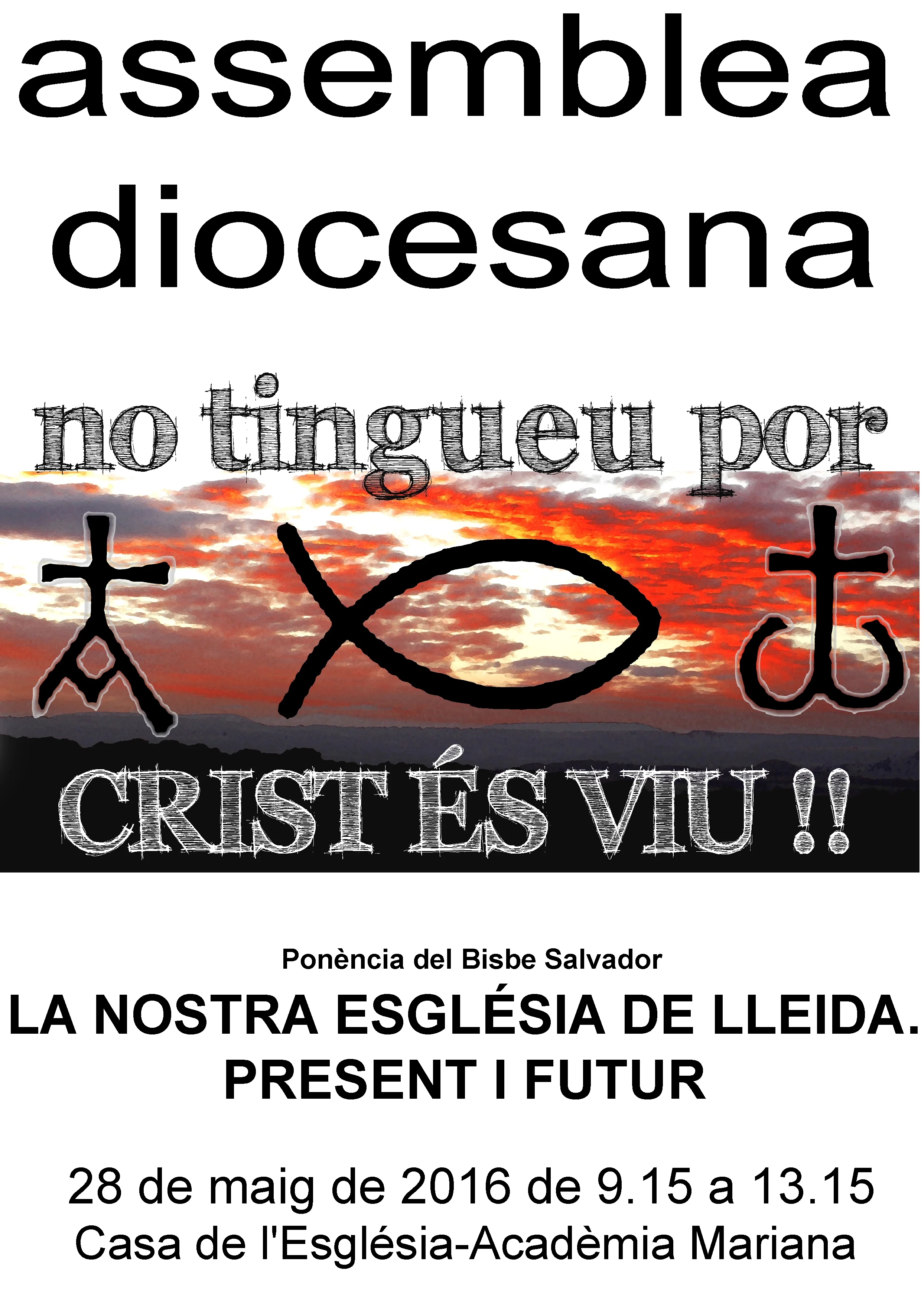 28 DE MAIG - ASSEMBLEA DIOCESANA