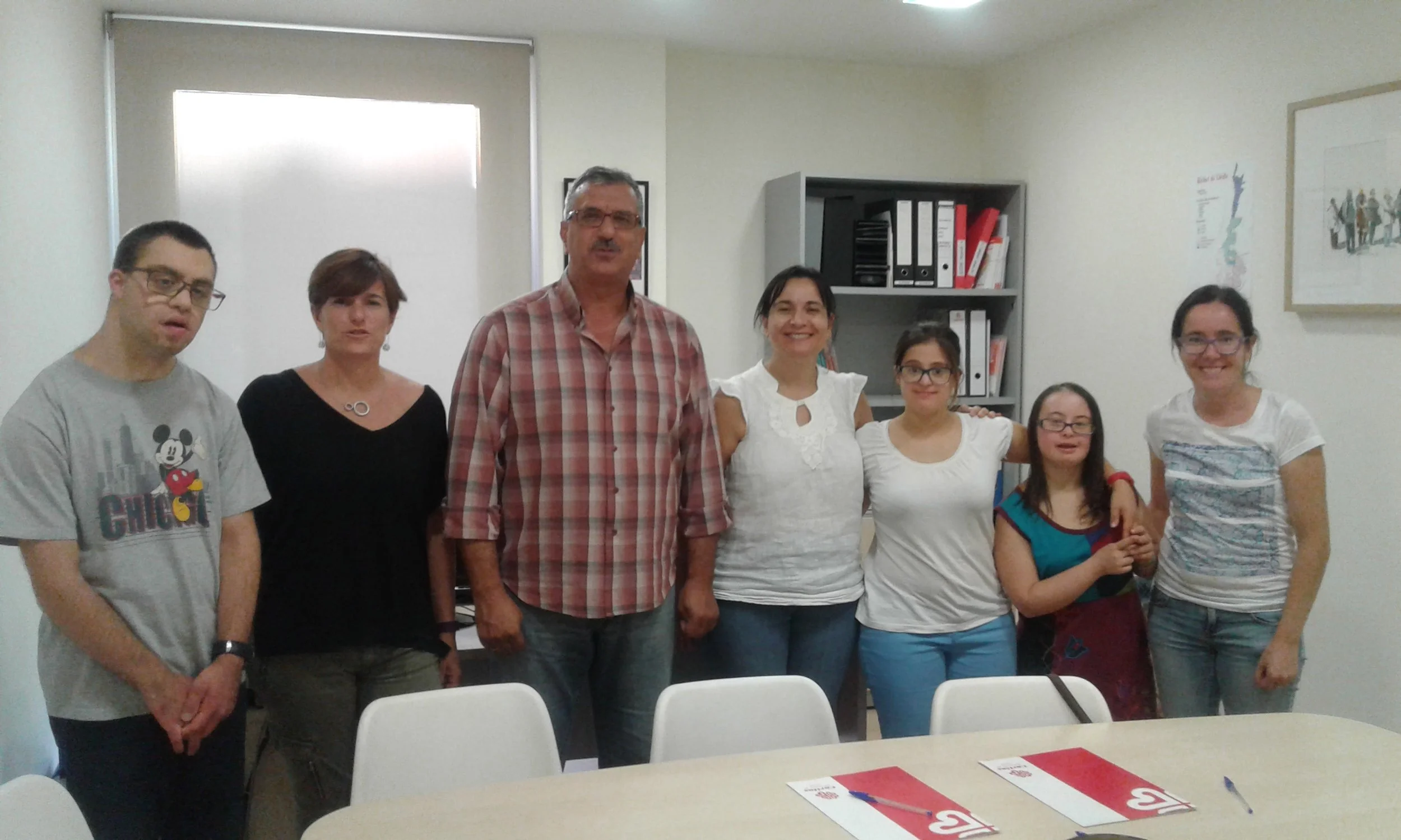 SIGNATURA DEL CONVENI DE COL·LABORACIÓ ENTRE EL PROGRAMA DE GENT GRAN I DOWN LLEIDA.