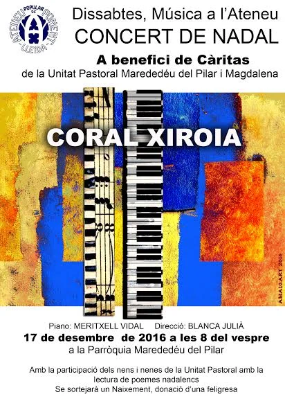 CORAL XIROIA, CONCERT A BENEFICI DE CÀRITAS A LA PARRÒQUIA DEL PILAR