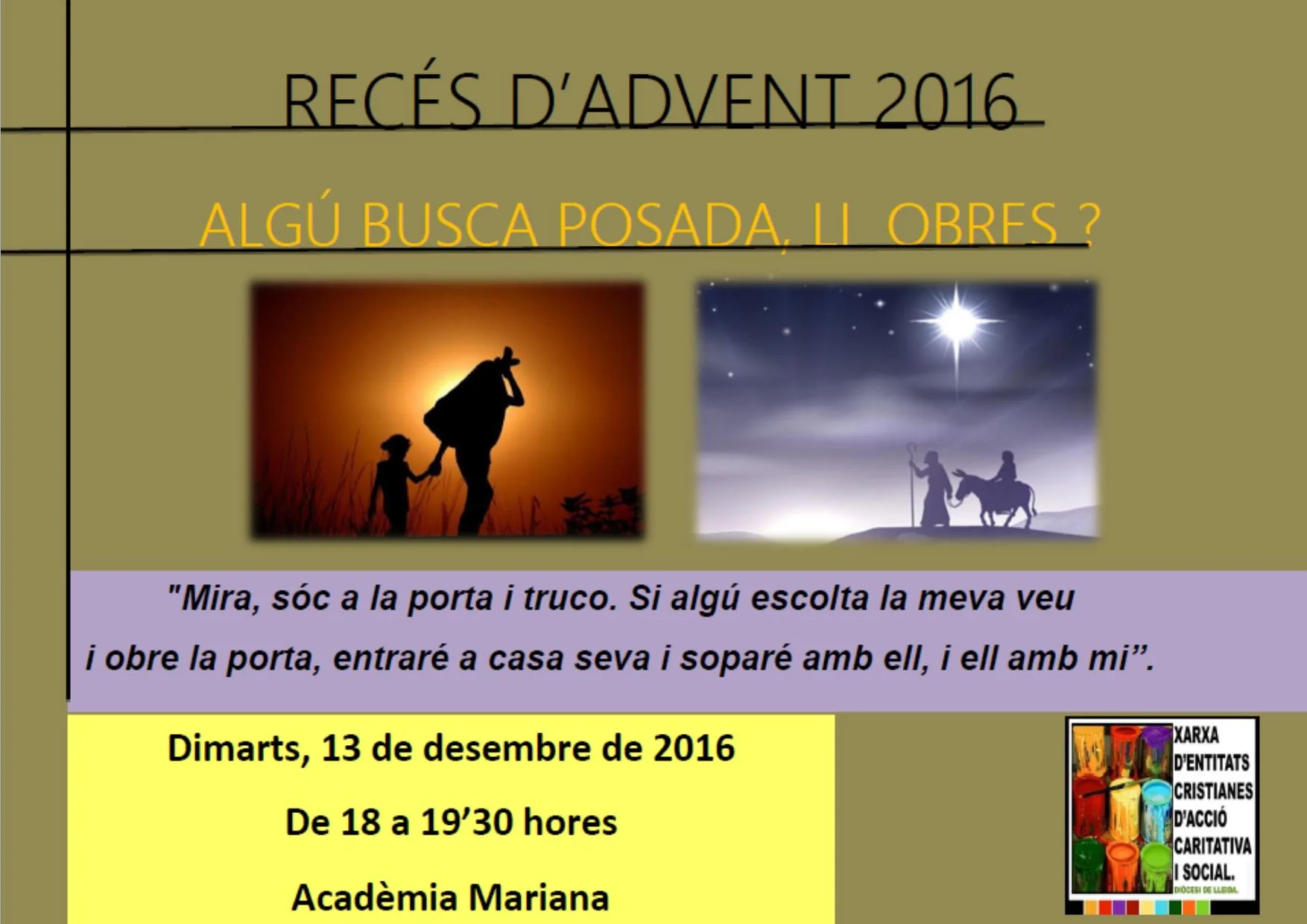 RECÉS D'ADVENT 2016