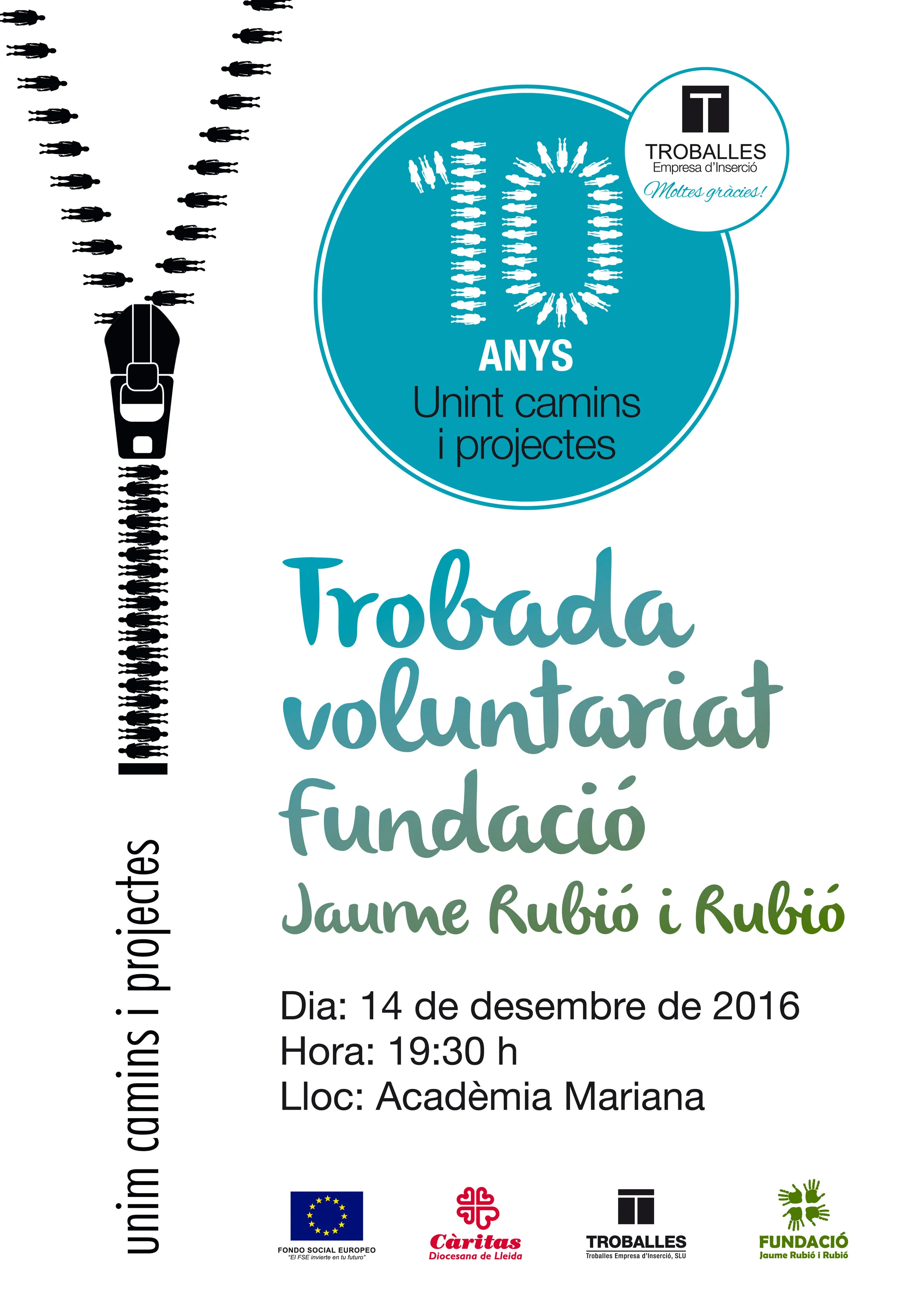 CELEBRACIÓ TROBALLES, 10 ANYS UNINT CAMINS I PROJECTES