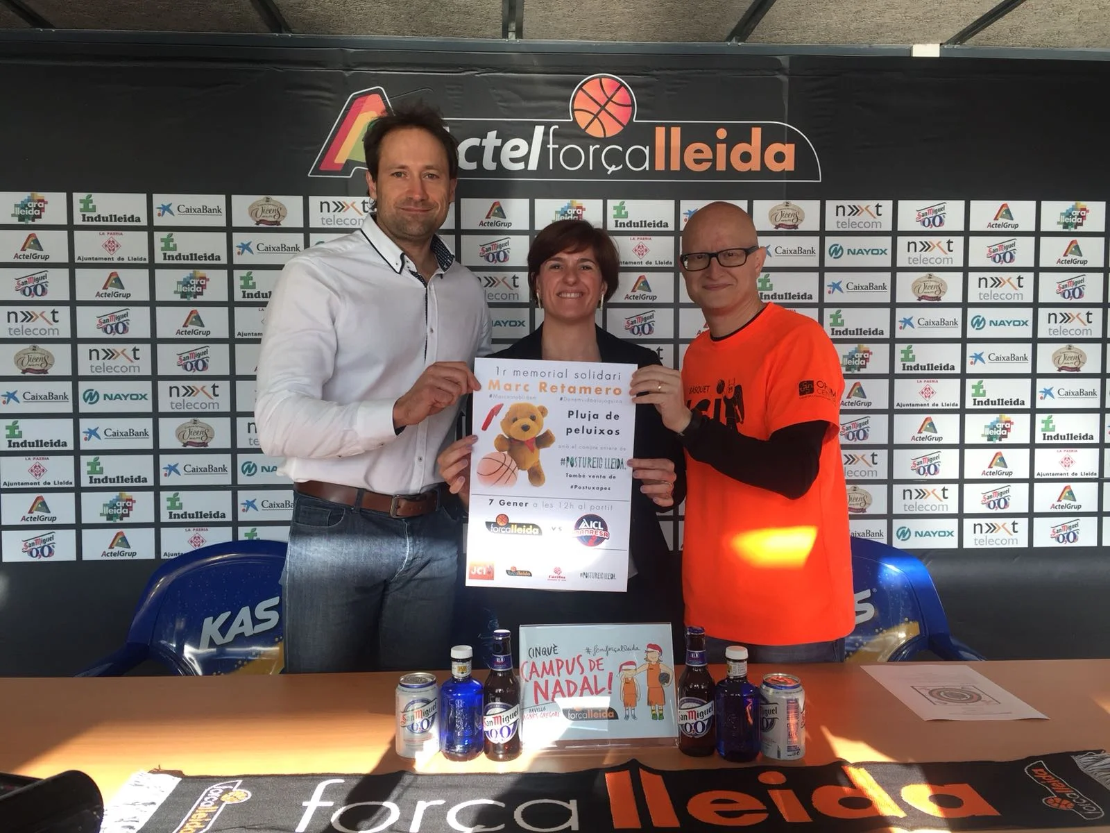 La penya Bàsquet JCI Lleida i Càritas impulsen la campanya #donavidaalajoguina